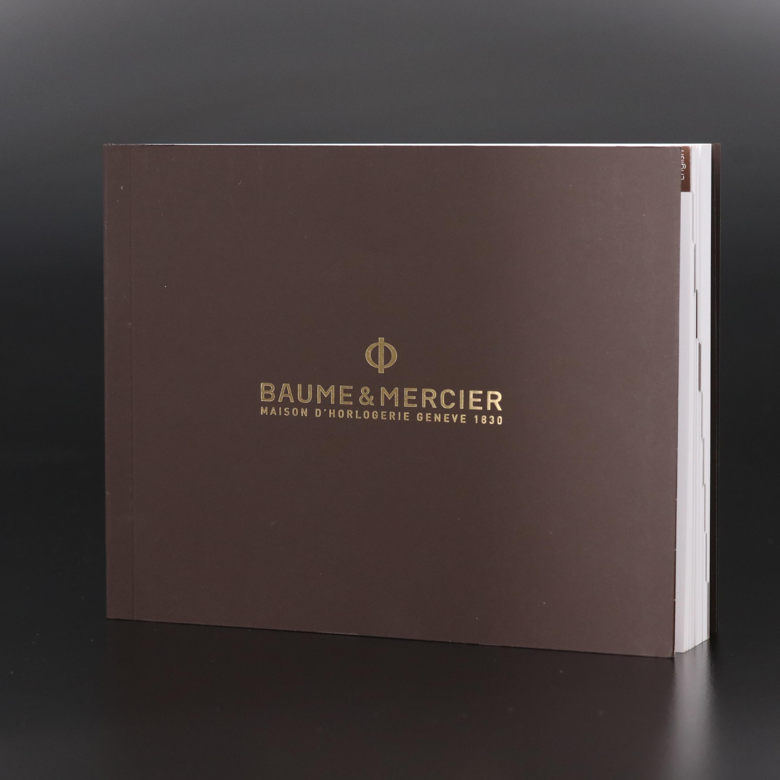 Baume & Mercier Clifton Chronograph Complete Calendar Stainless Steel Watch