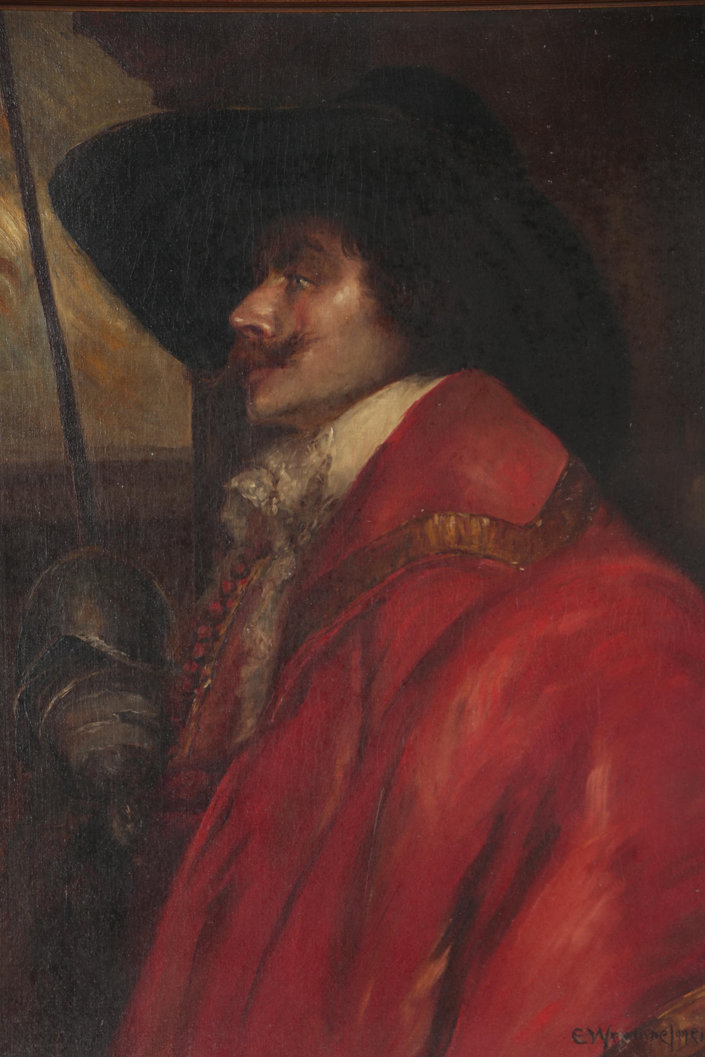 Attributed to Emma Wrampelmeier Oil Painting after Alex de Andreis