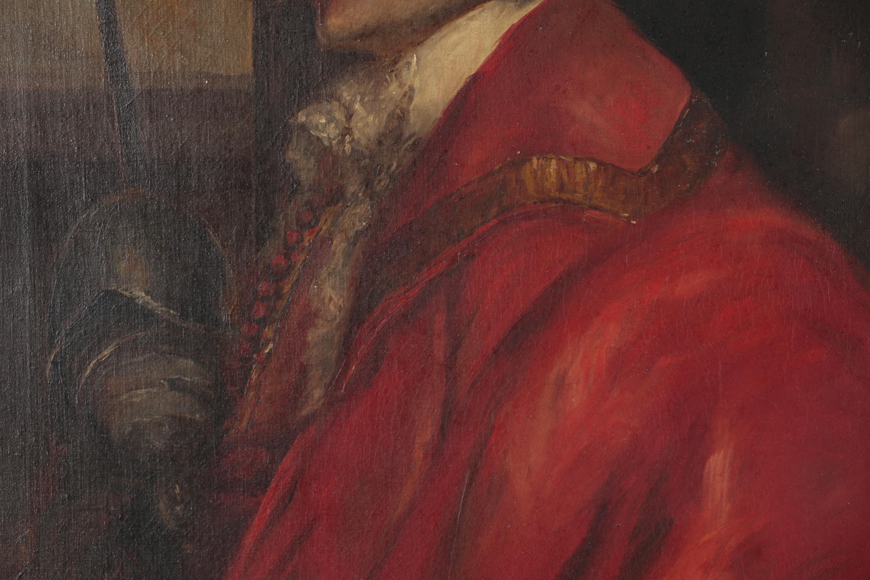 Attributed to Emma Wrampelmeier Oil Painting after Alex de Andreis