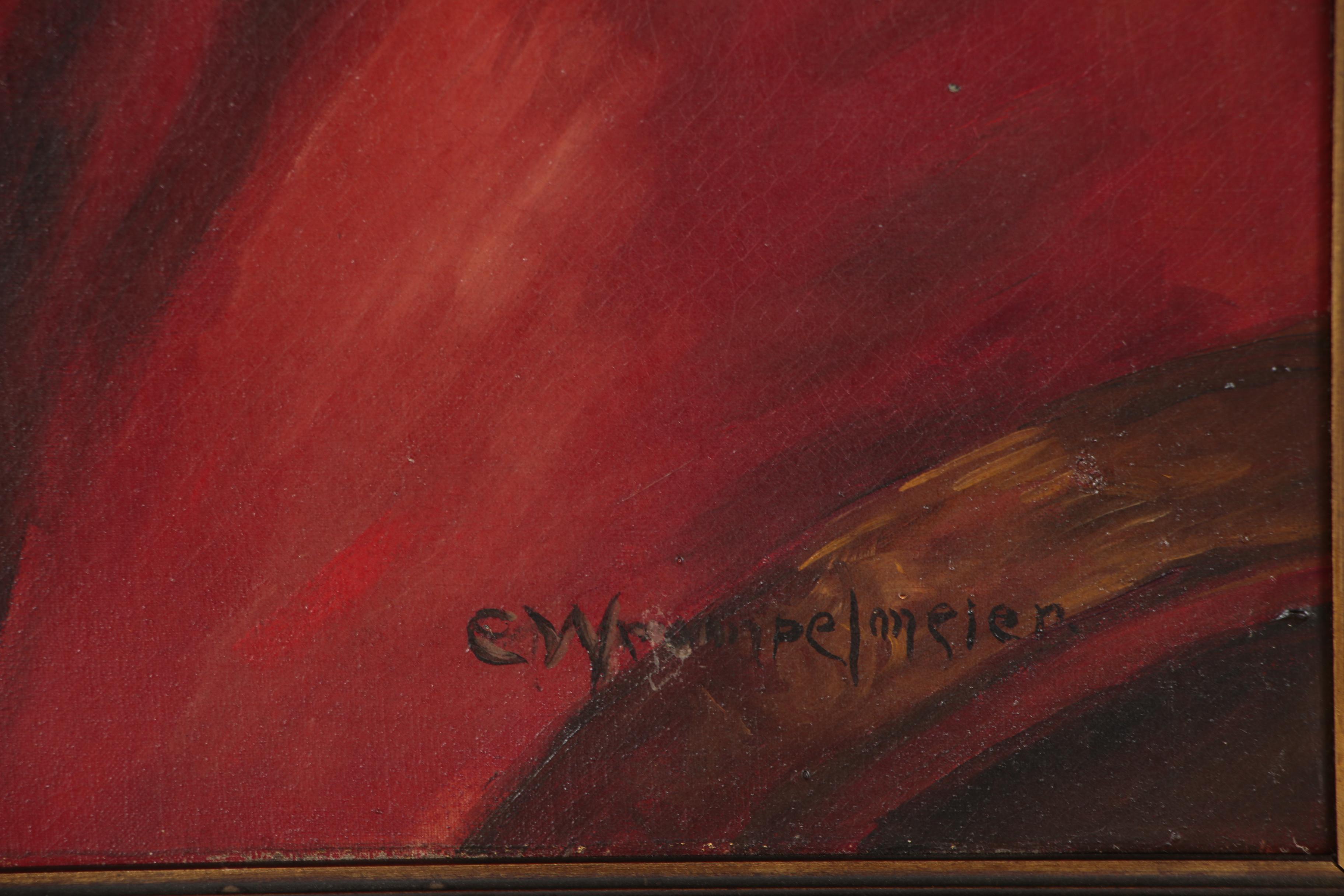 Attributed to Emma Wrampelmeier Oil Painting after Alex de Andreis