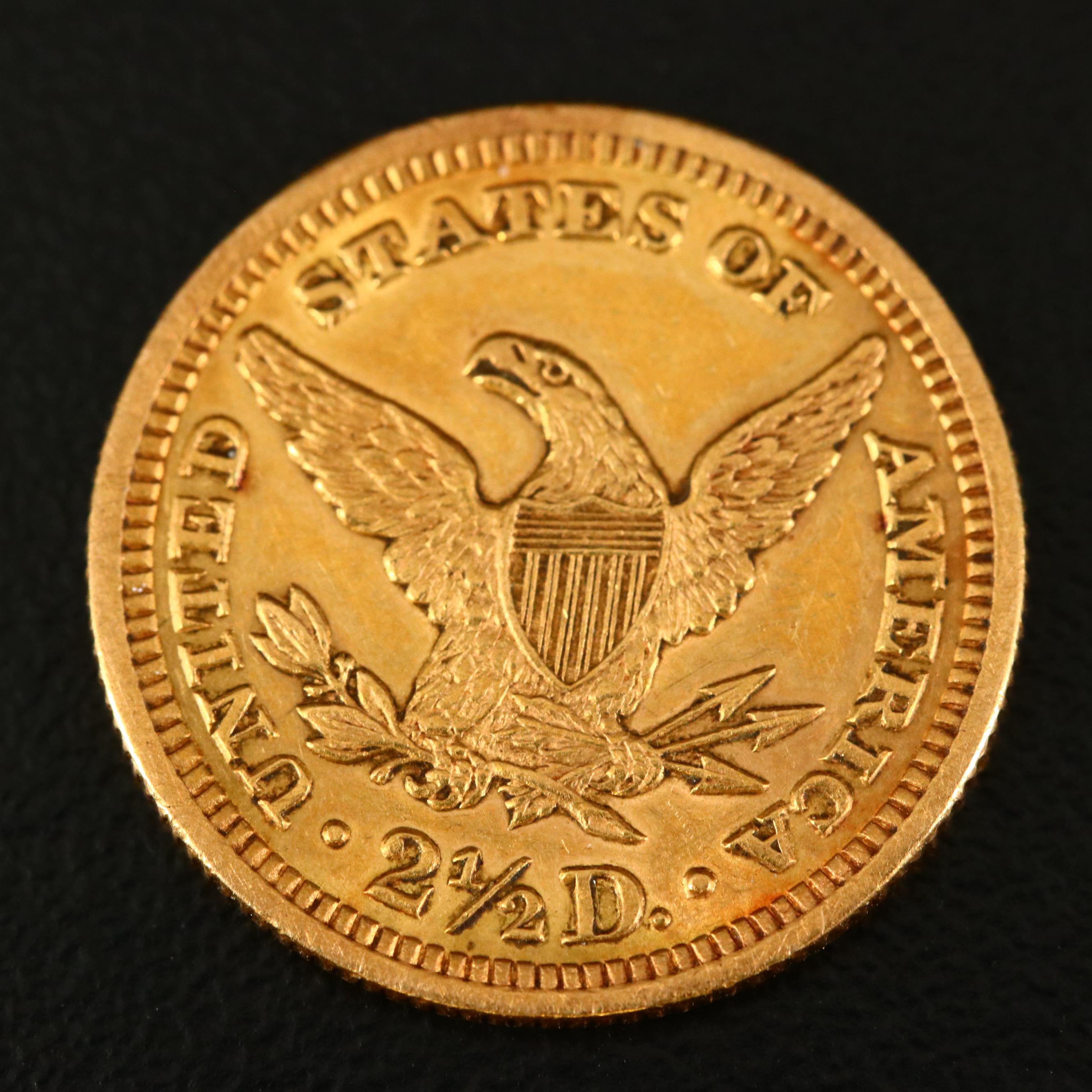 1896 Liberty Head $2 1/2 Gold Coin