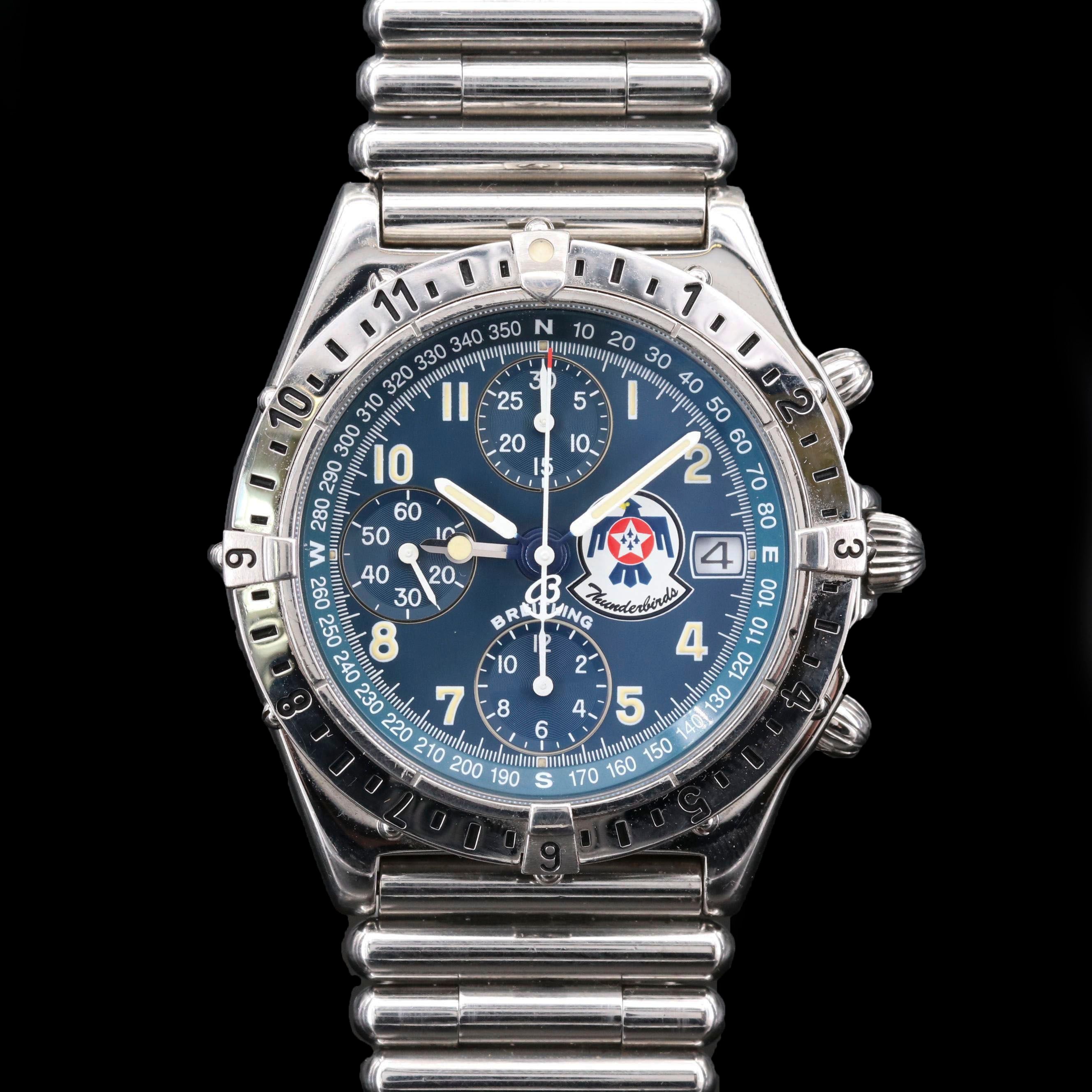 Breitling Chronomat Longitude Thunderbirds Stainless Steel Automatic Watch