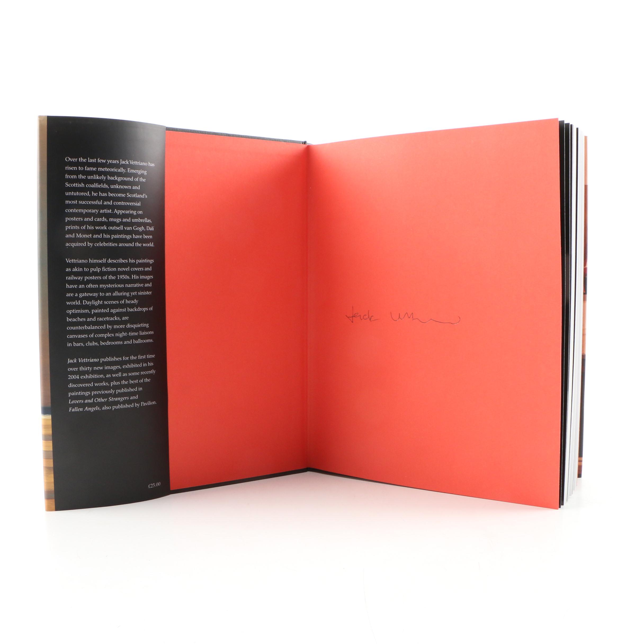 Signed First Edition "Jack Vettriano", Text by Anthony Quinn
