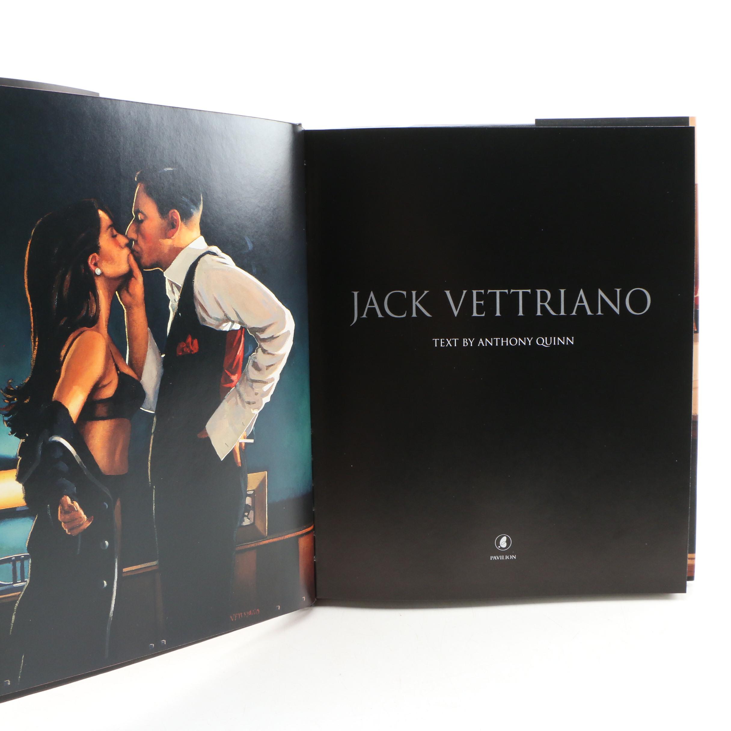 Signed First Edition "Jack Vettriano", Text by Anthony Quinn