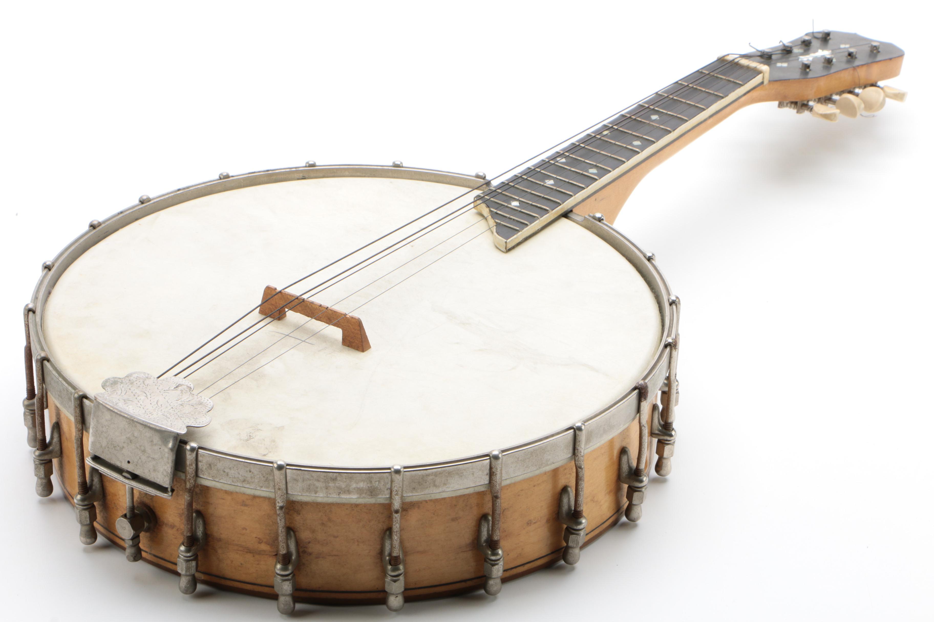 Short Neck 8-String Mandolin Banjo