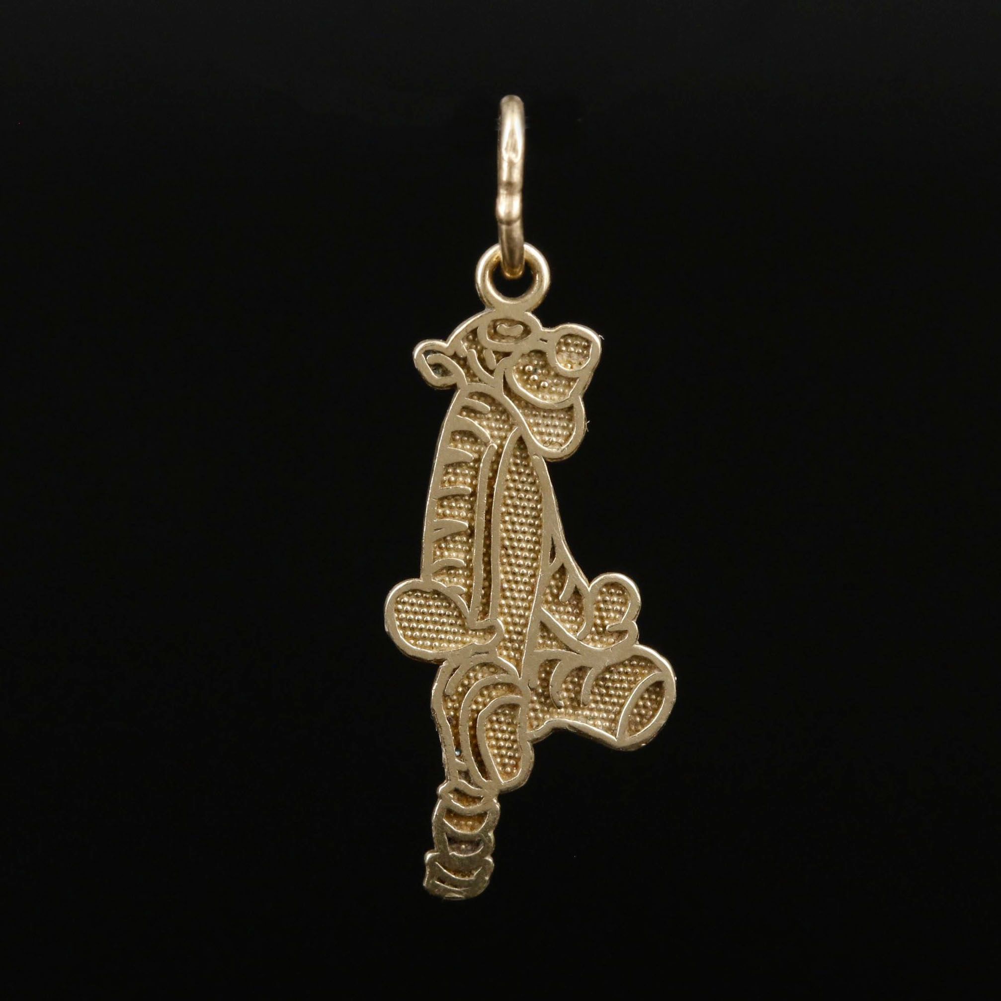 Disney Krementz 14K Yellow Gold Tigger Charm