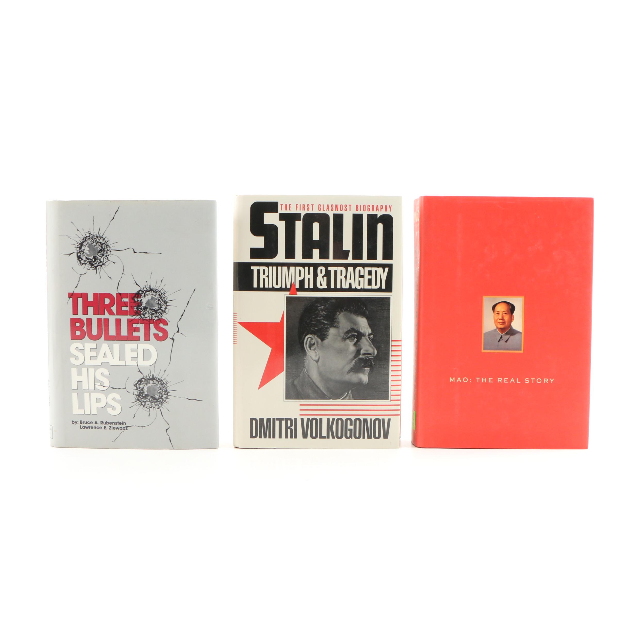 Political and International Biographies Including Mao Zedong and Josef Stalin