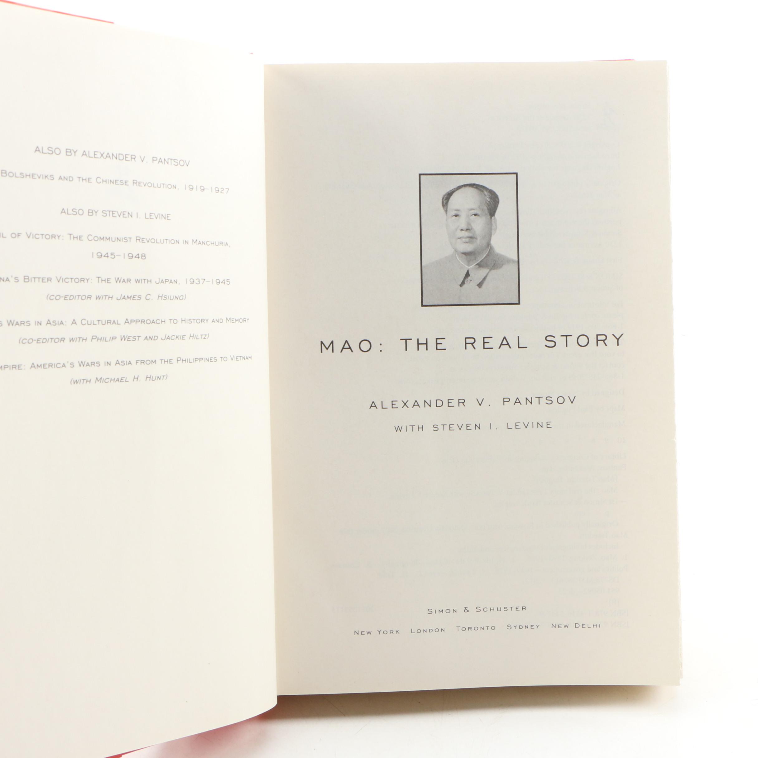 Political and International Biographies Including Mao Zedong and Josef Stalin