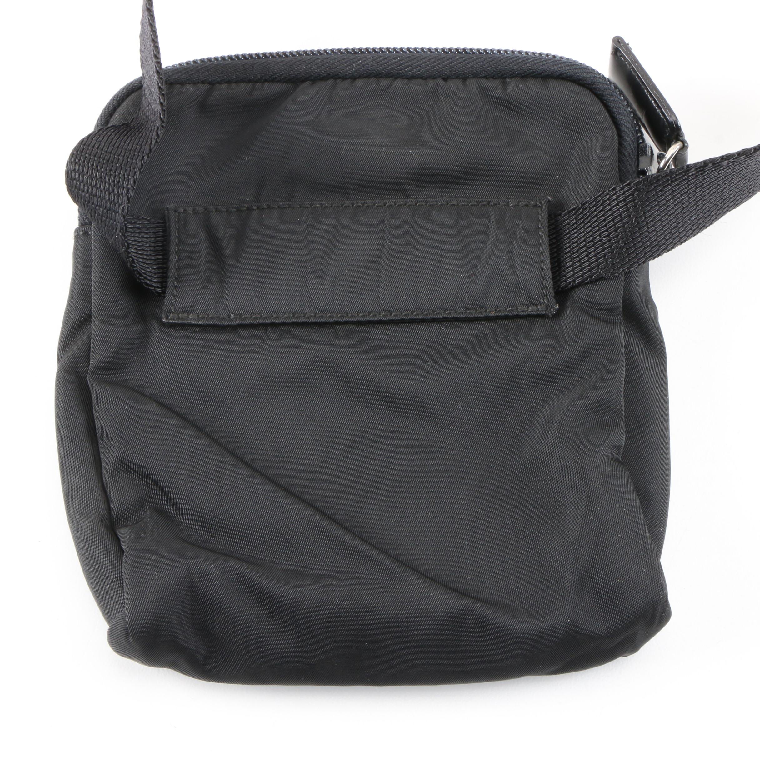 Prada Belt Bag in Black Tessuto Nylon, Vintage