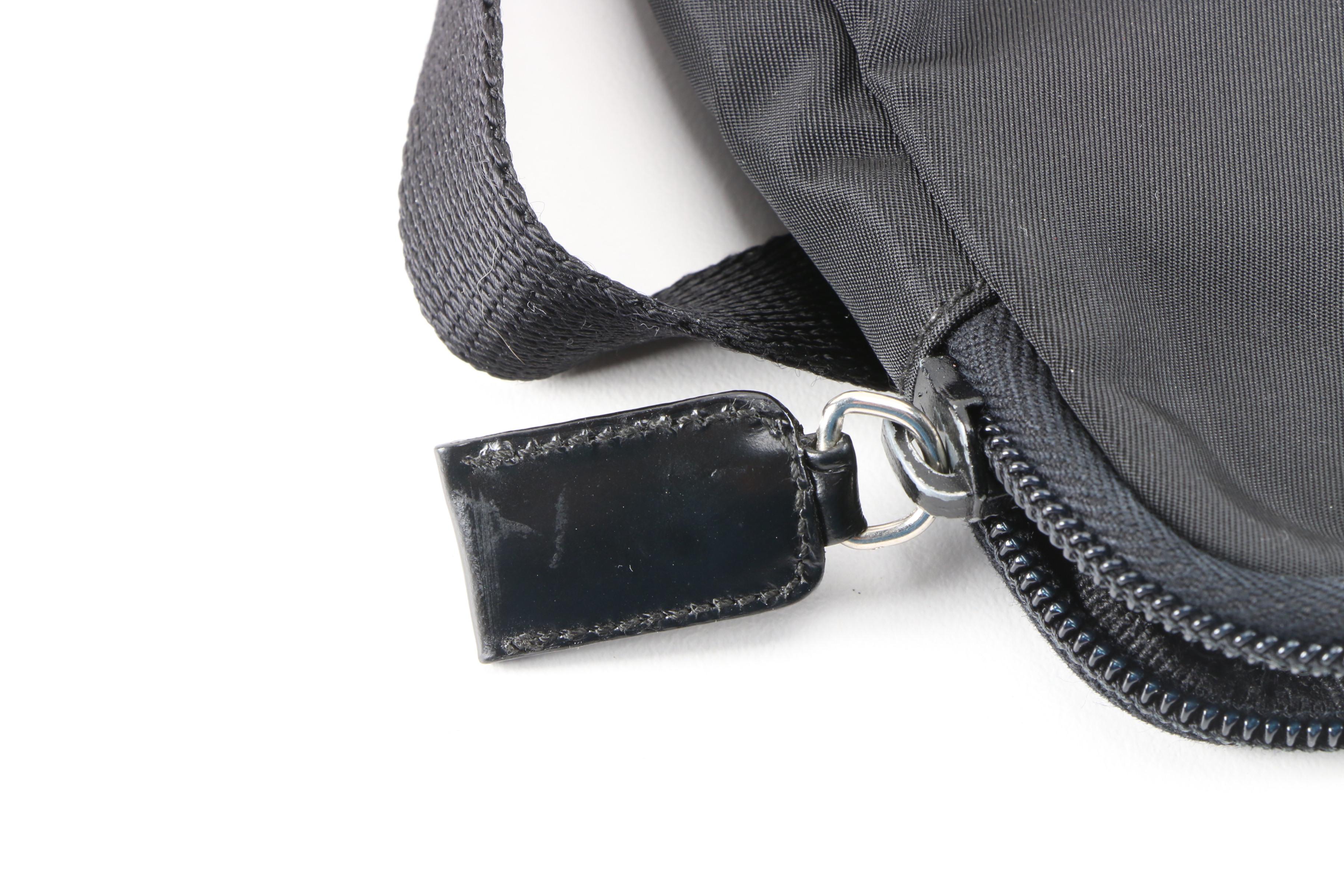 Prada Belt Bag in Black Tessuto Nylon, Vintage