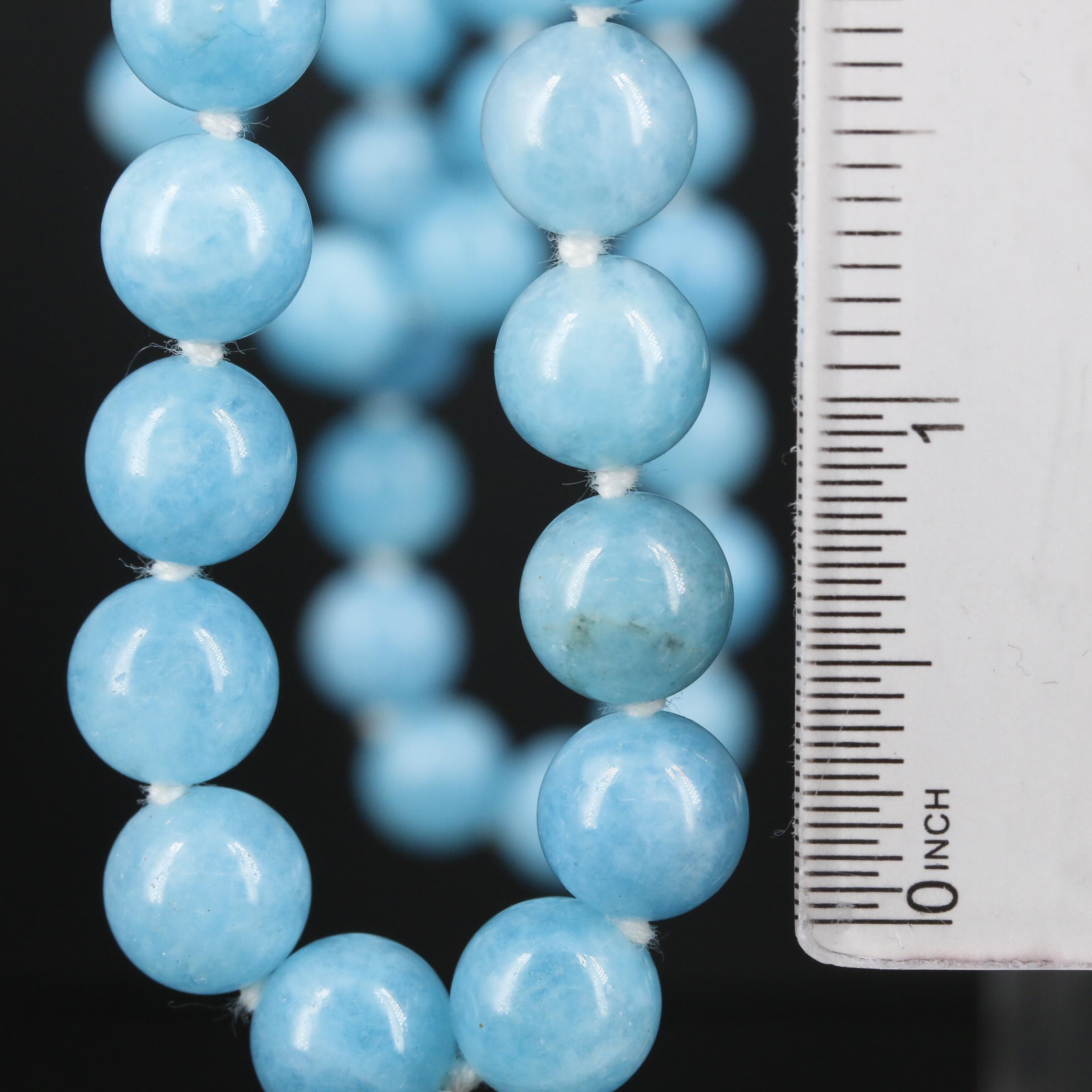 Endless Beaded Quartzite Necklace