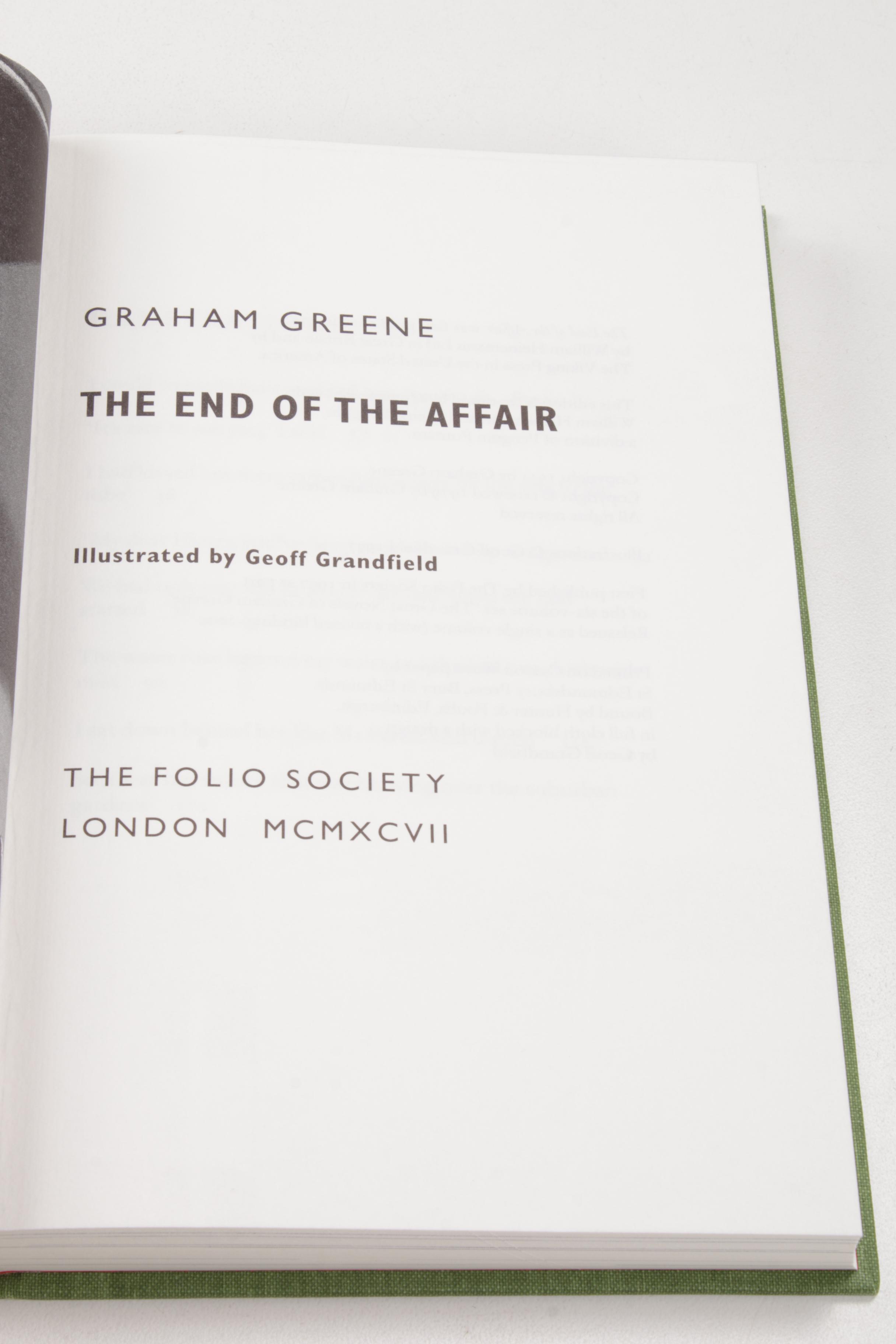 The Folio Society Book Editions Including Novels by Graham Greene