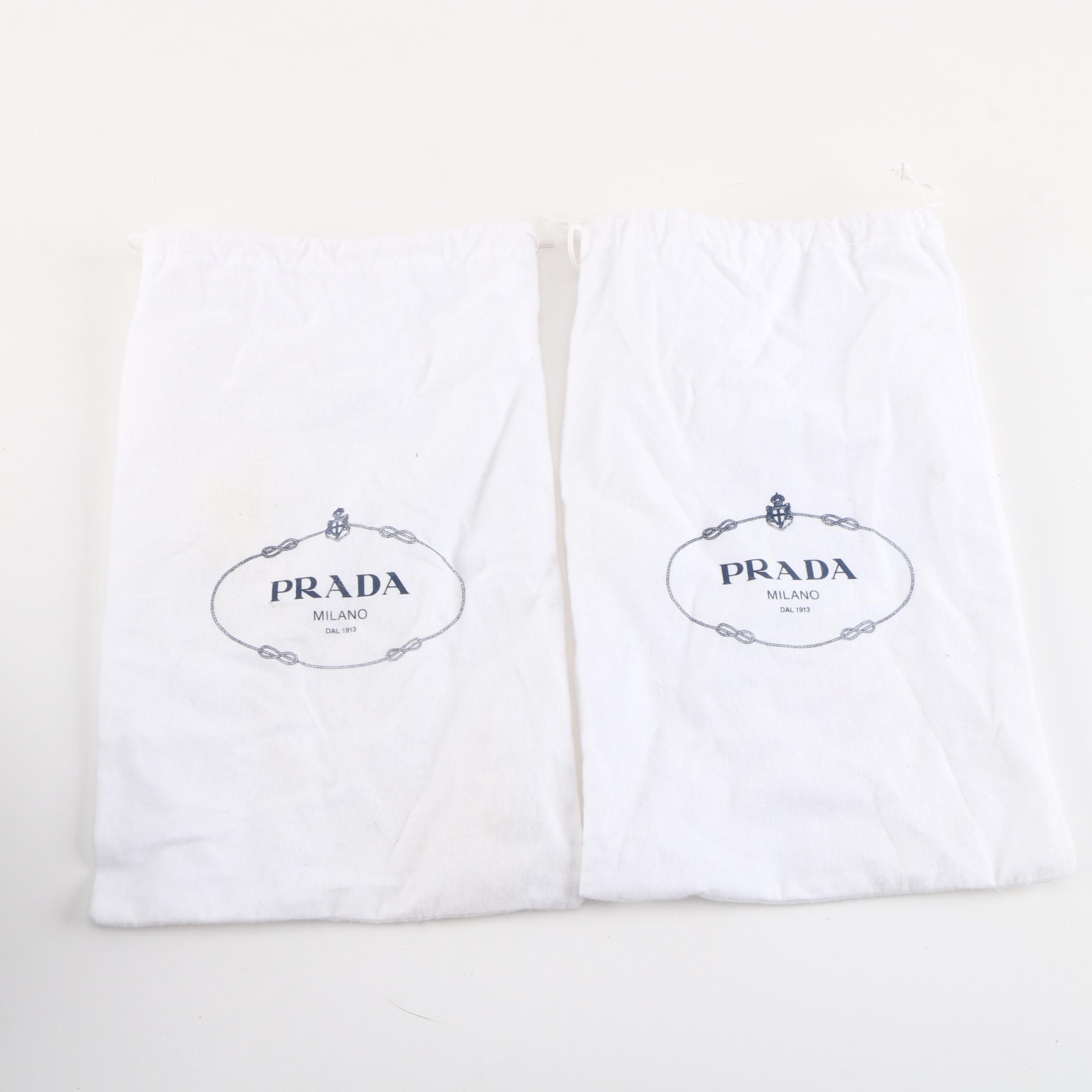 Prada Beaded Satin Heels and Marc Jacobs Satin Flats