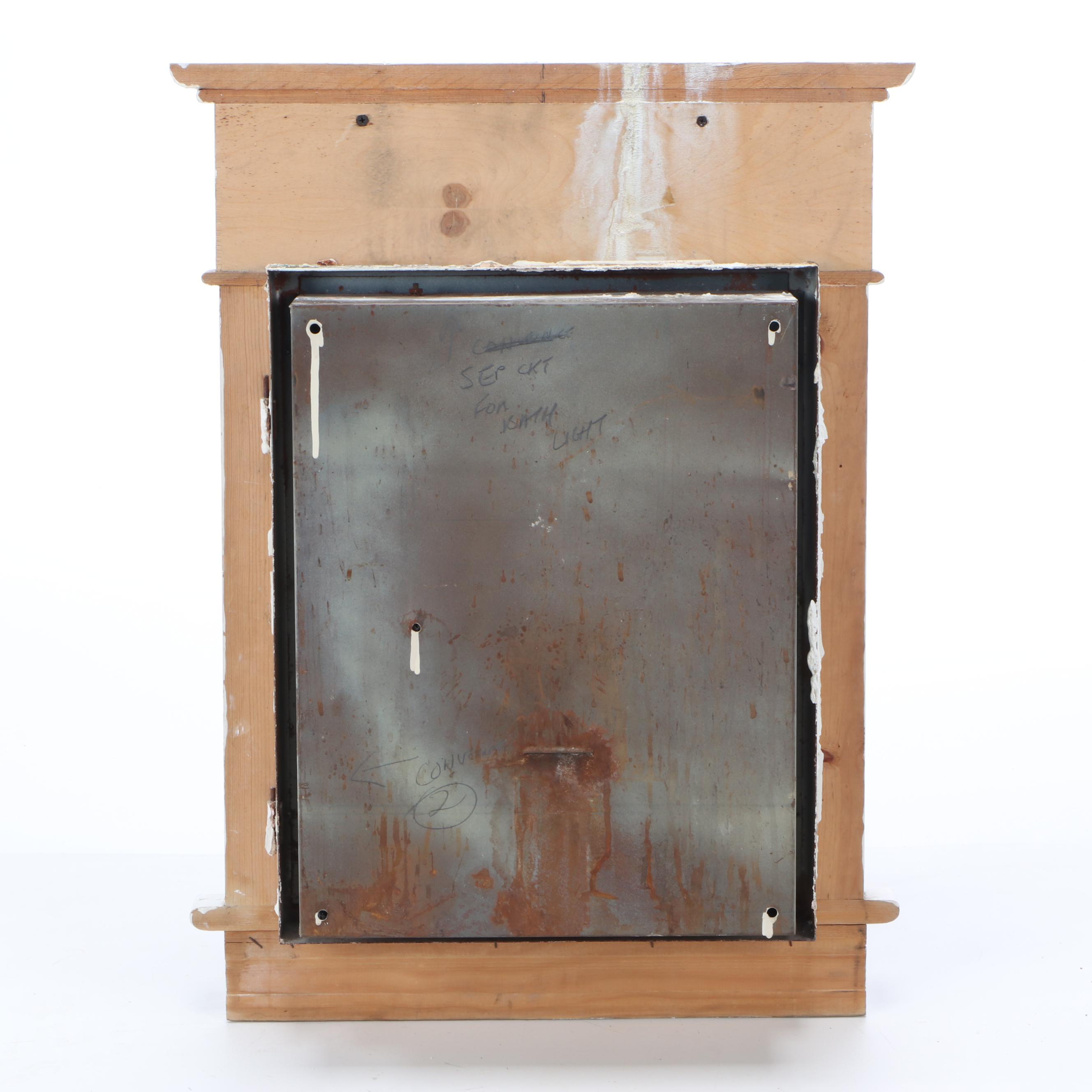 Wooden Frame Recessed Mount Medicine Cabinet