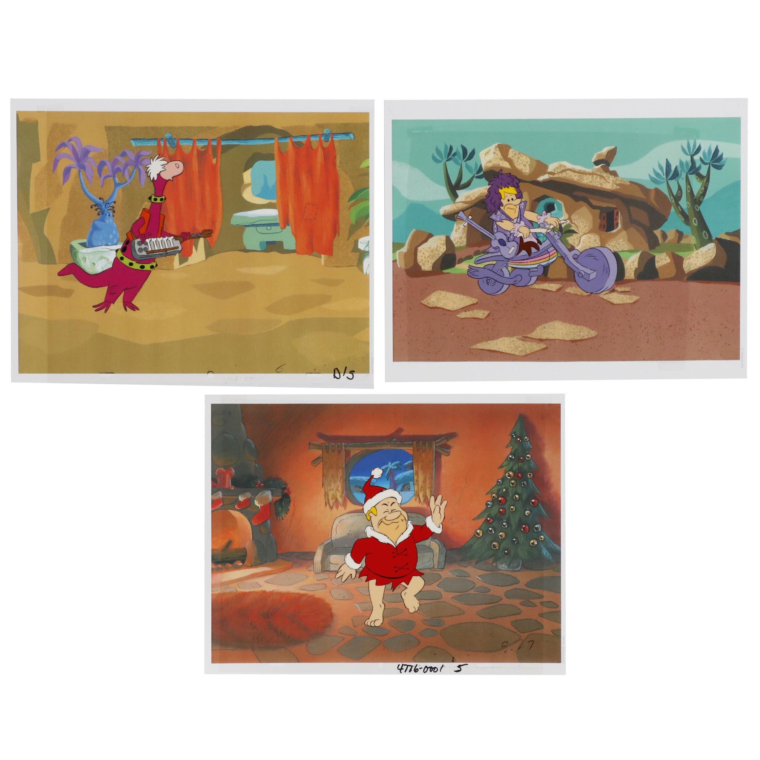 "The Flintstones" Pebbles Cereal Commercials Animation Production Cels
