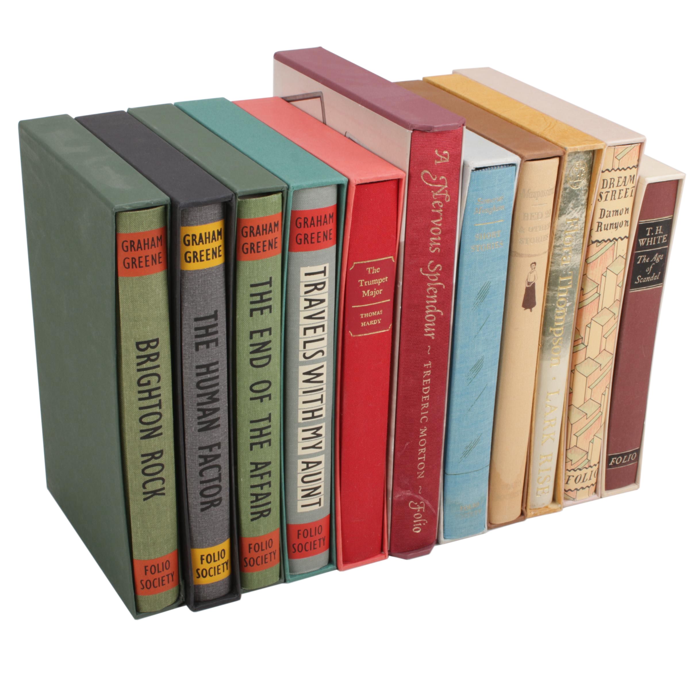 The Folio Society Book Editions Including Novels by Graham Greene