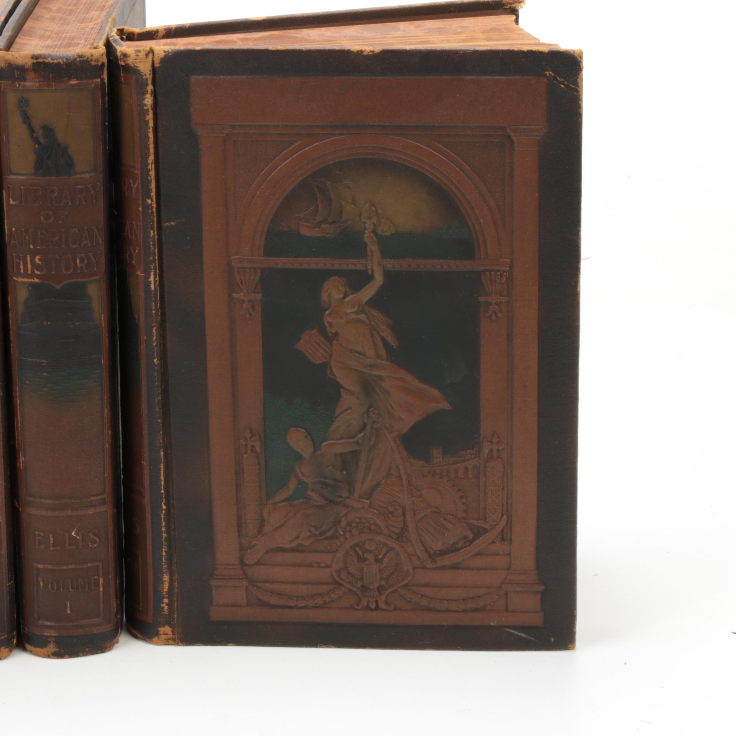 1918 Library of American History 9 Volumes Edition DeLuxe by Edward S Ellis