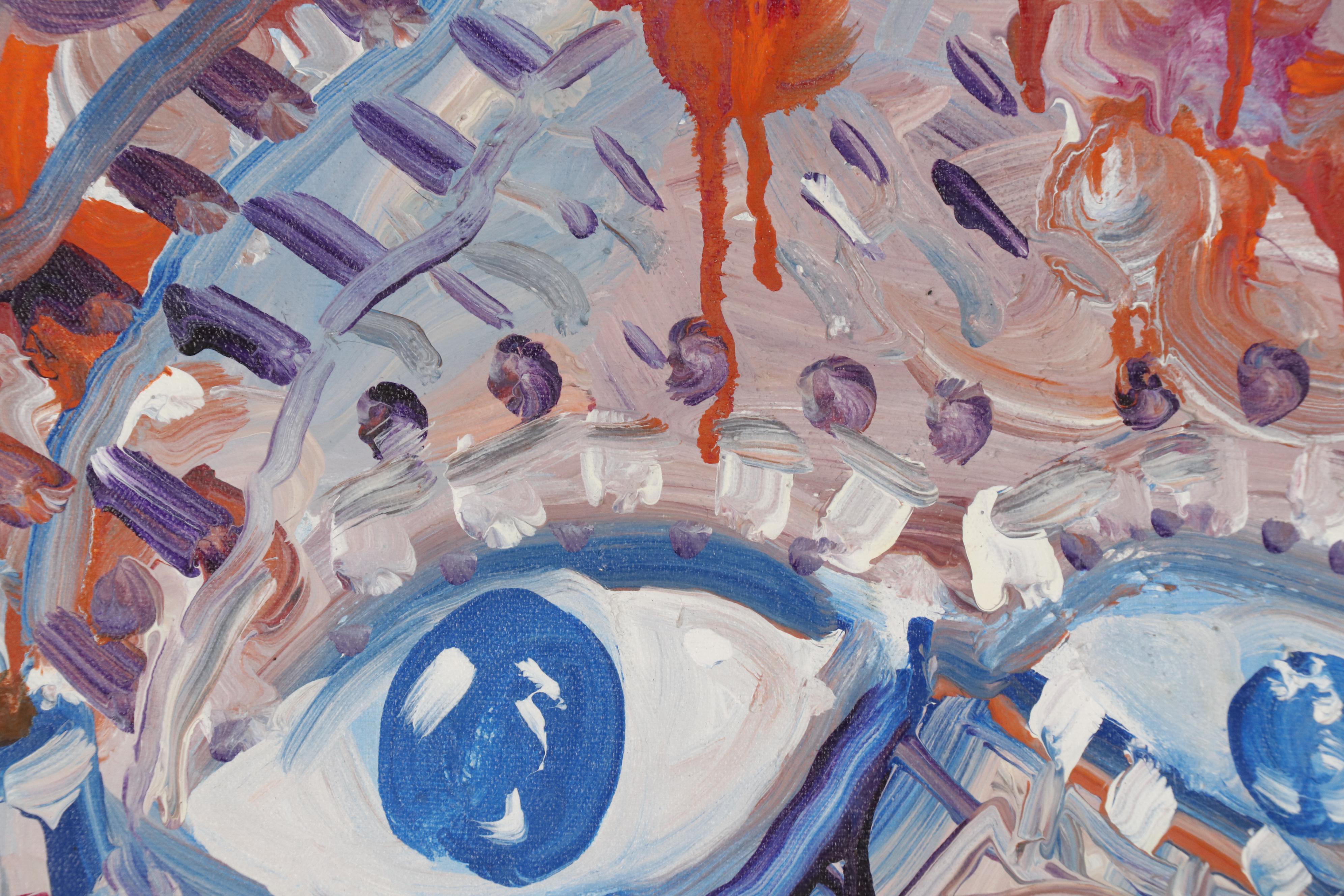 Robert Wright Abstract Oil Painting