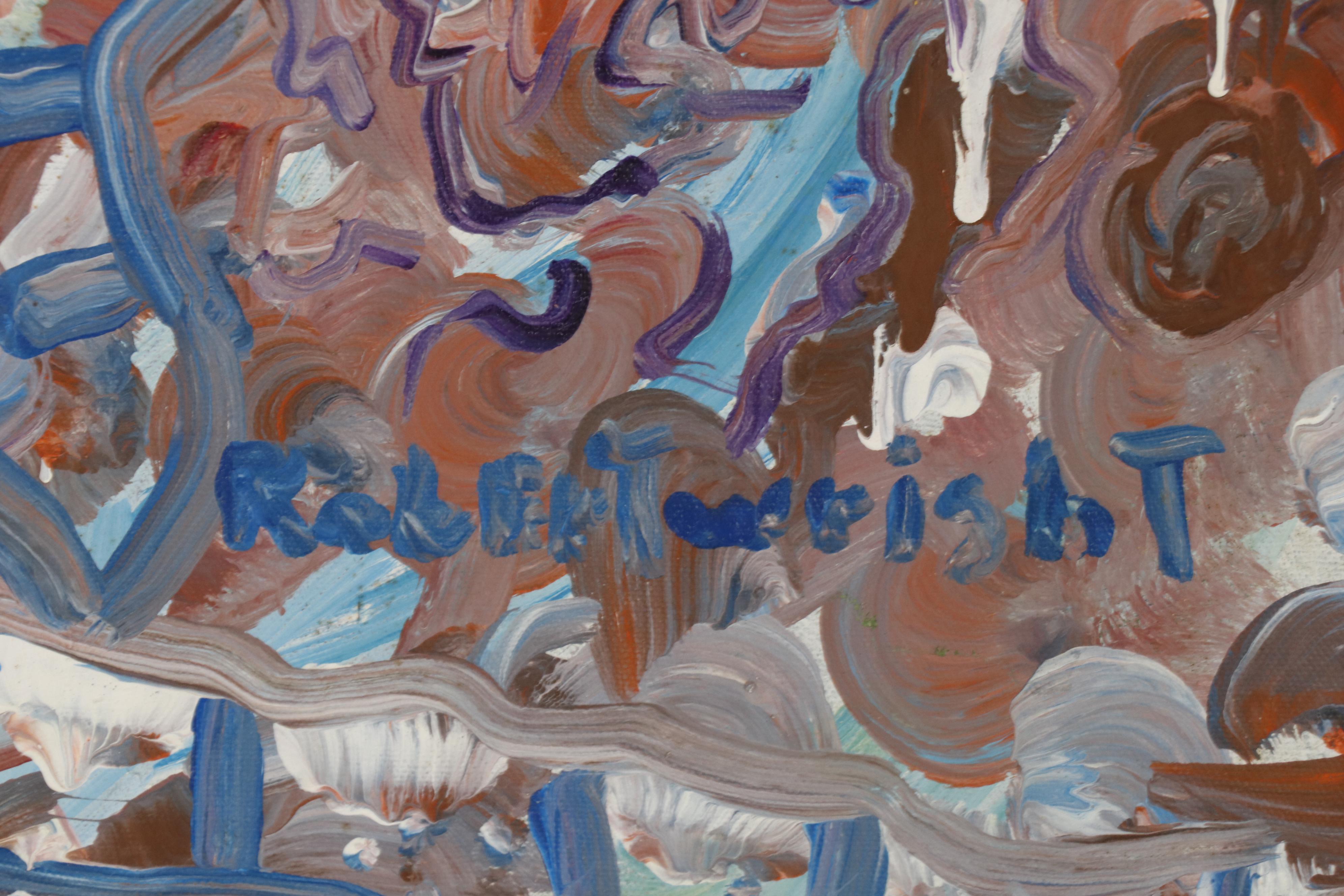 Robert Wright Abstract Oil Painting