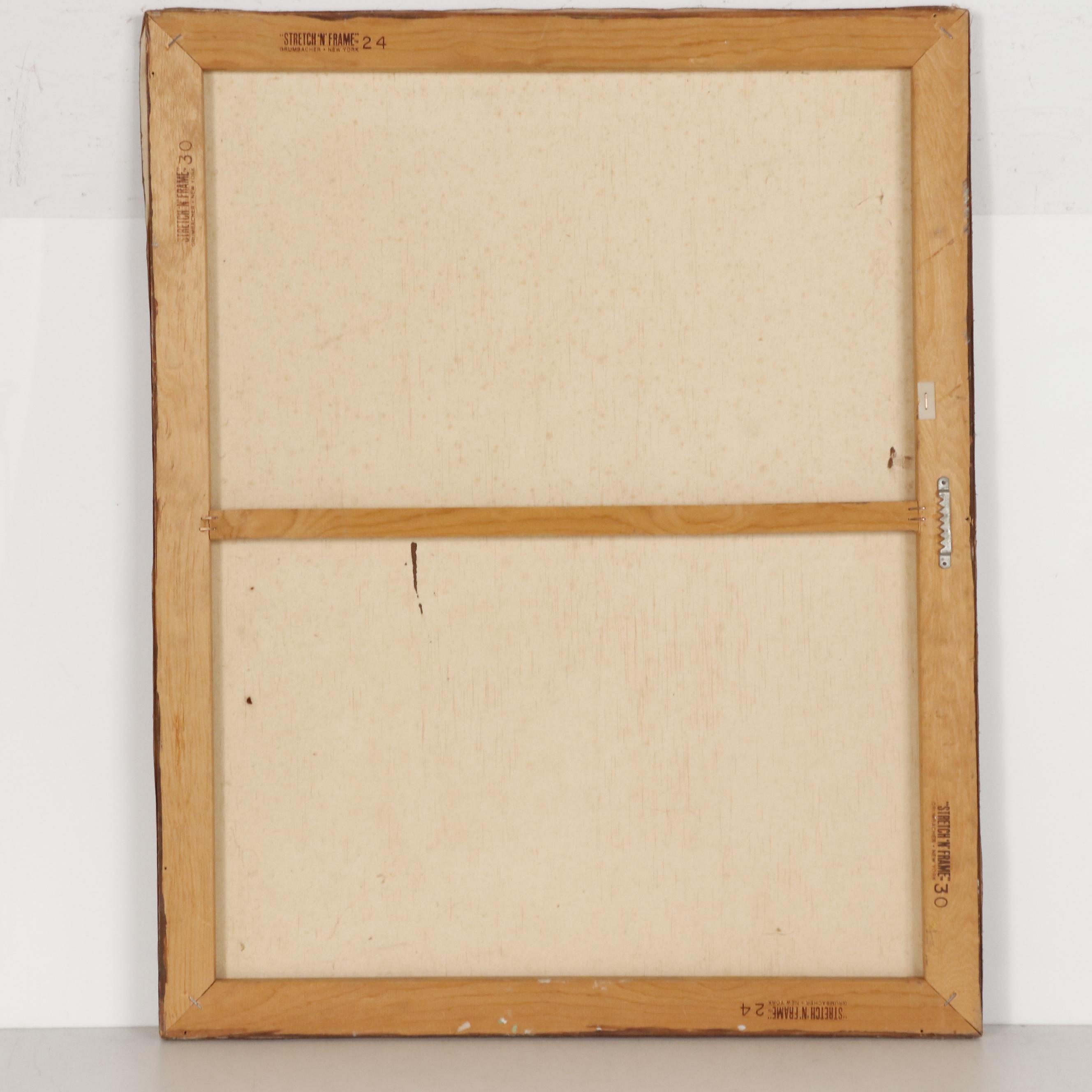 Robert Wright Abstract Oil Painting