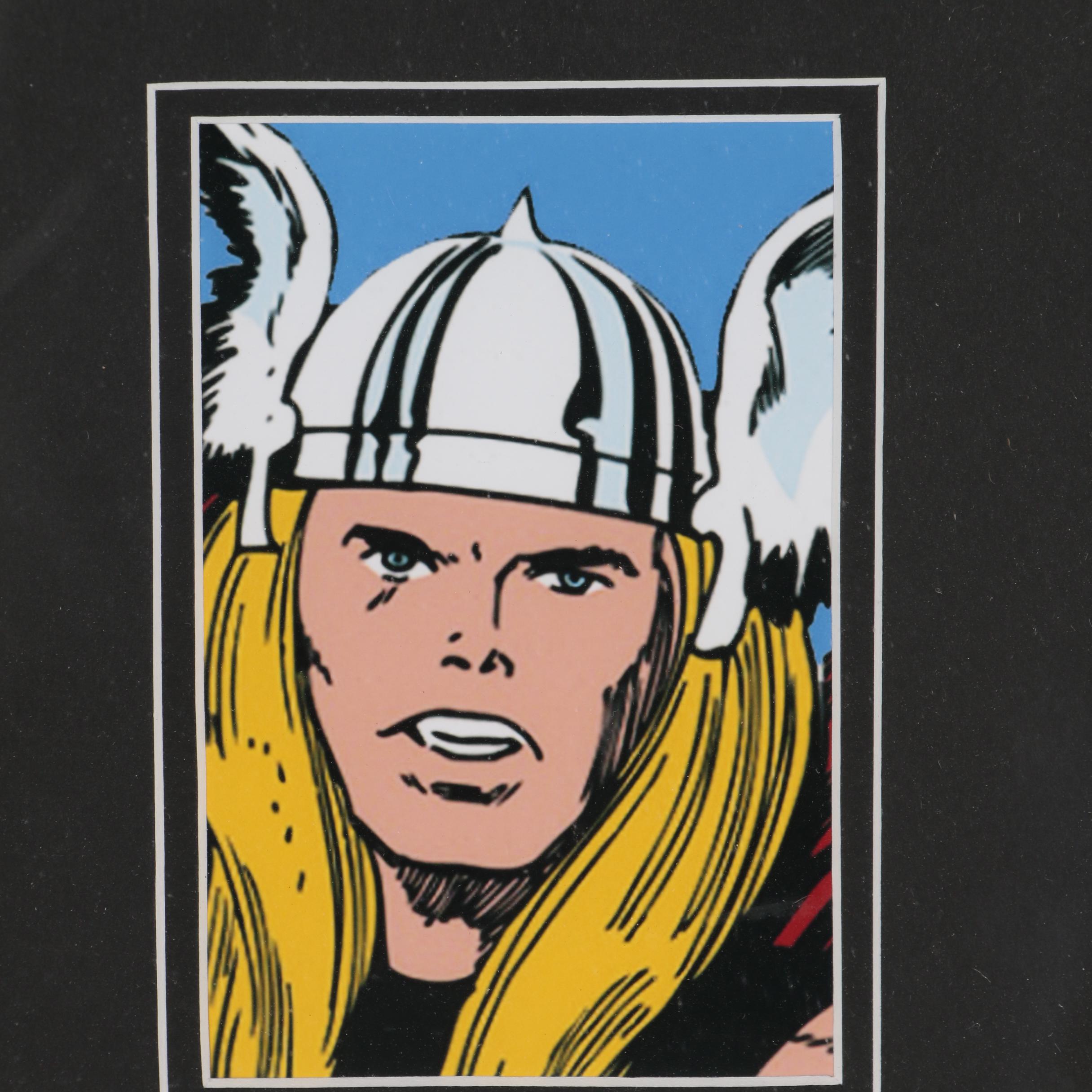 Stan Lee Signed Marvel Comics "Excelsior!" Matted and Framed Display, JSA COA