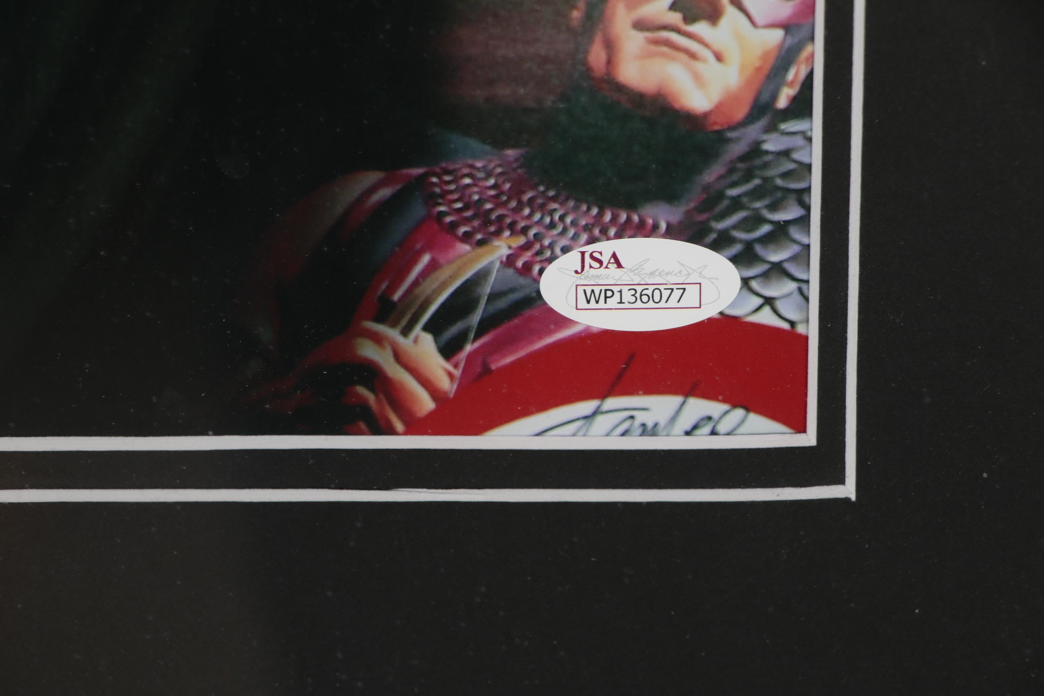 Stan Lee Signed Marvel Comics "Excelsior!" Matted and Framed Display, JSA COA