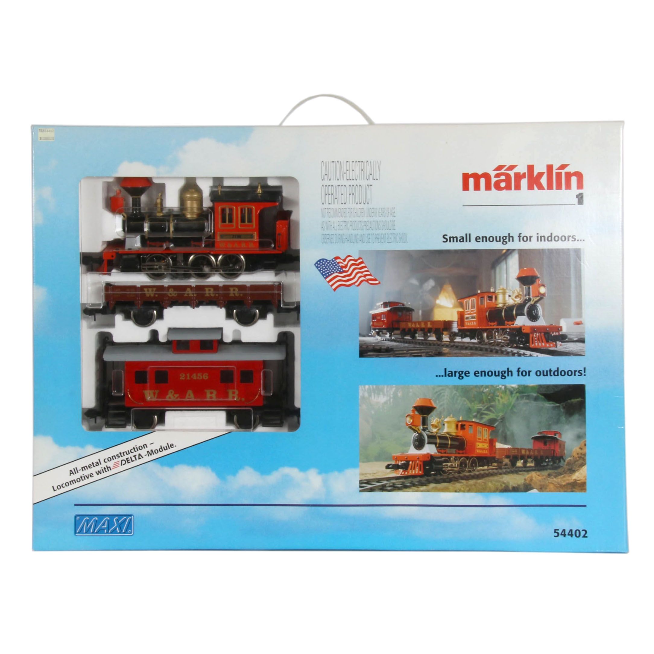 Märklin "American Starter Set" Maxi Gauge 1 G-Scale Electric Train Set #54402