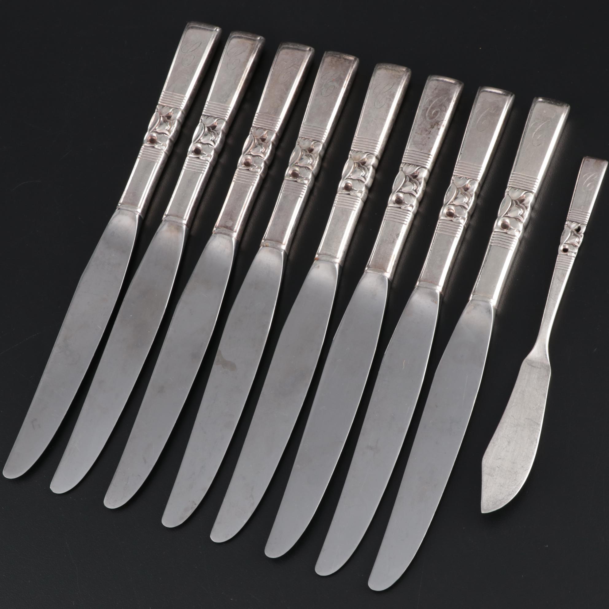 Oneida Community "Morning Star" Silver Plate Flatware Service for Eight