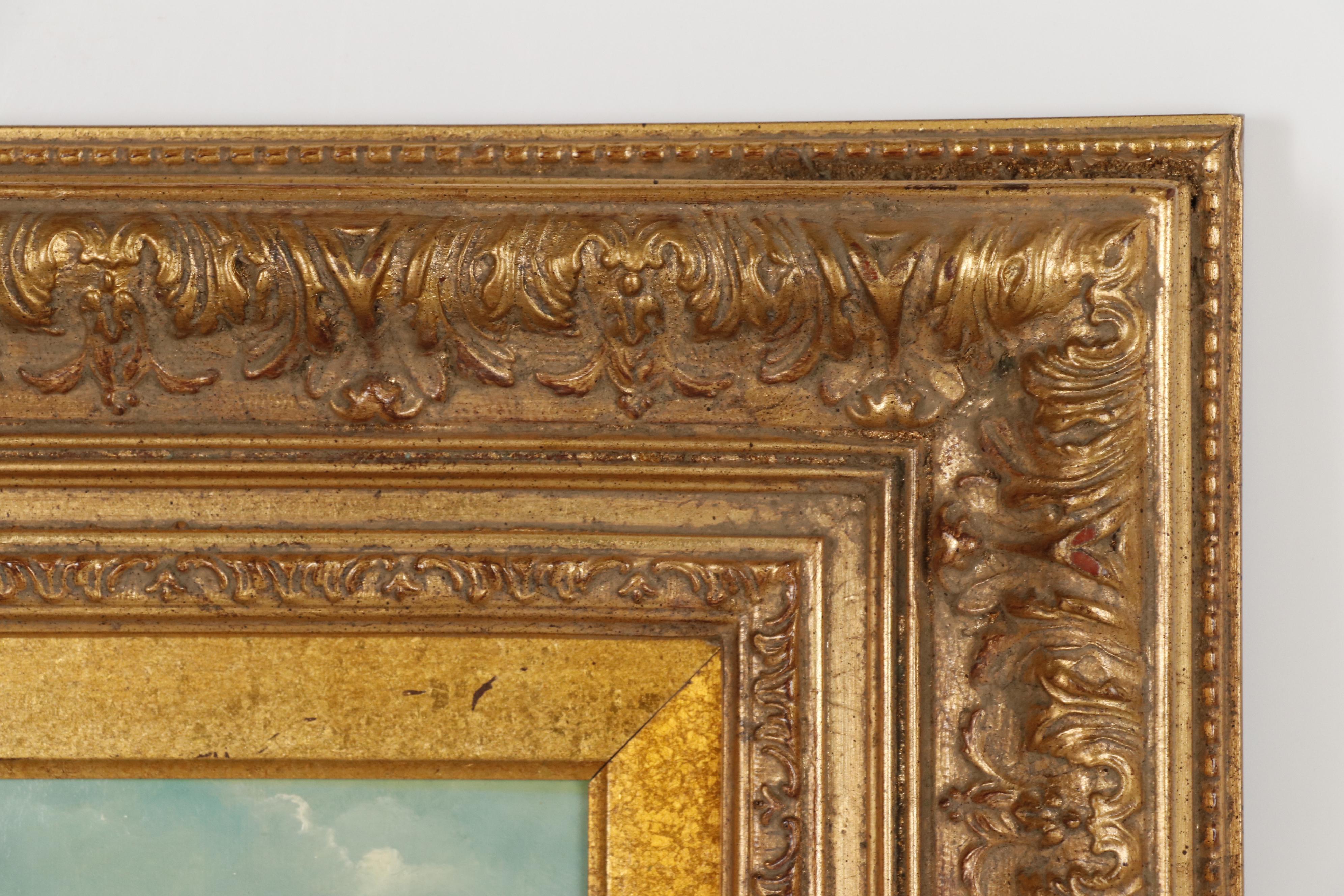 Laura E. Cassidy Oil Painting of Cocker Spaniel Puppies