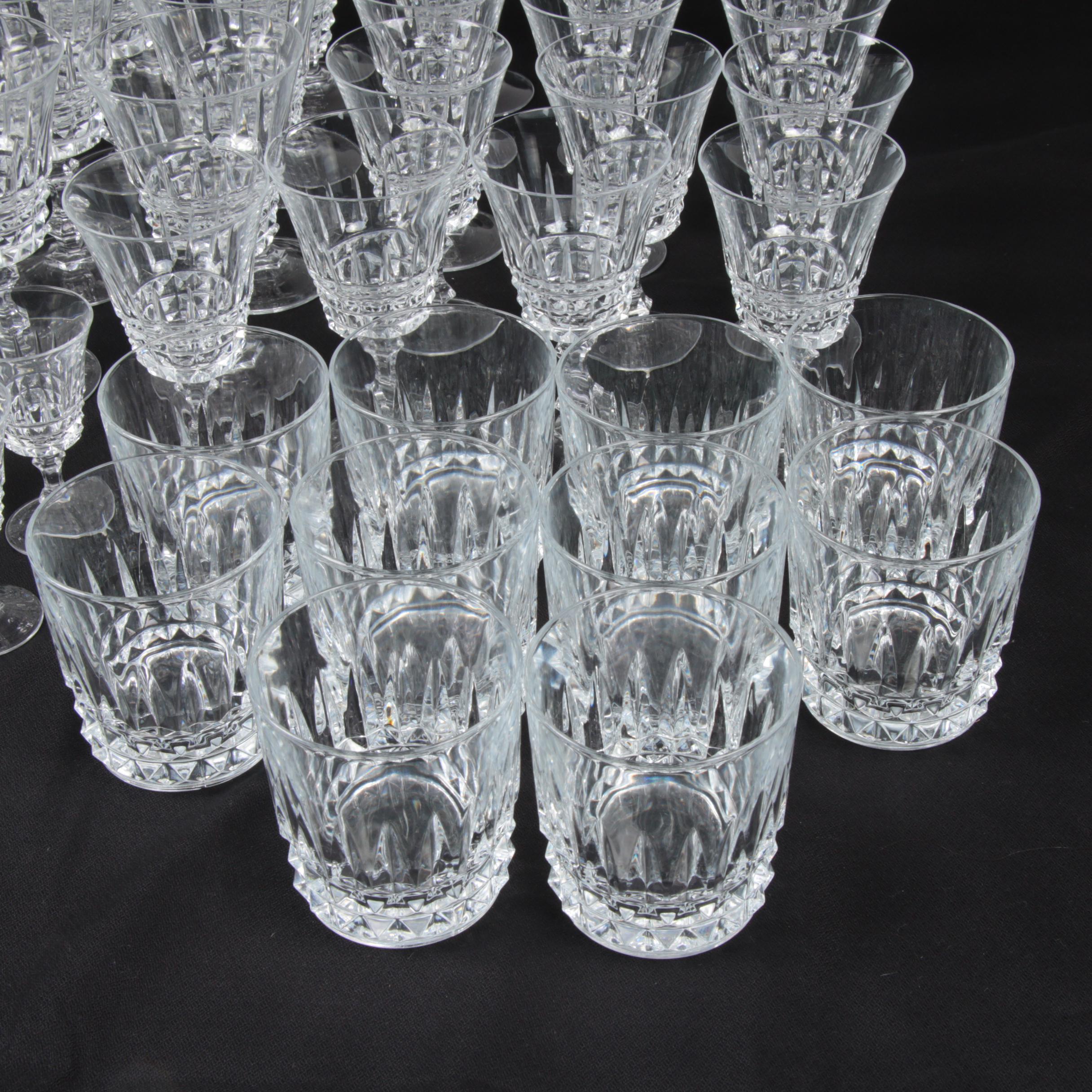 Cristal D'Arques-Durand "Tuilleries Villandry" Cut Crystal Stemware