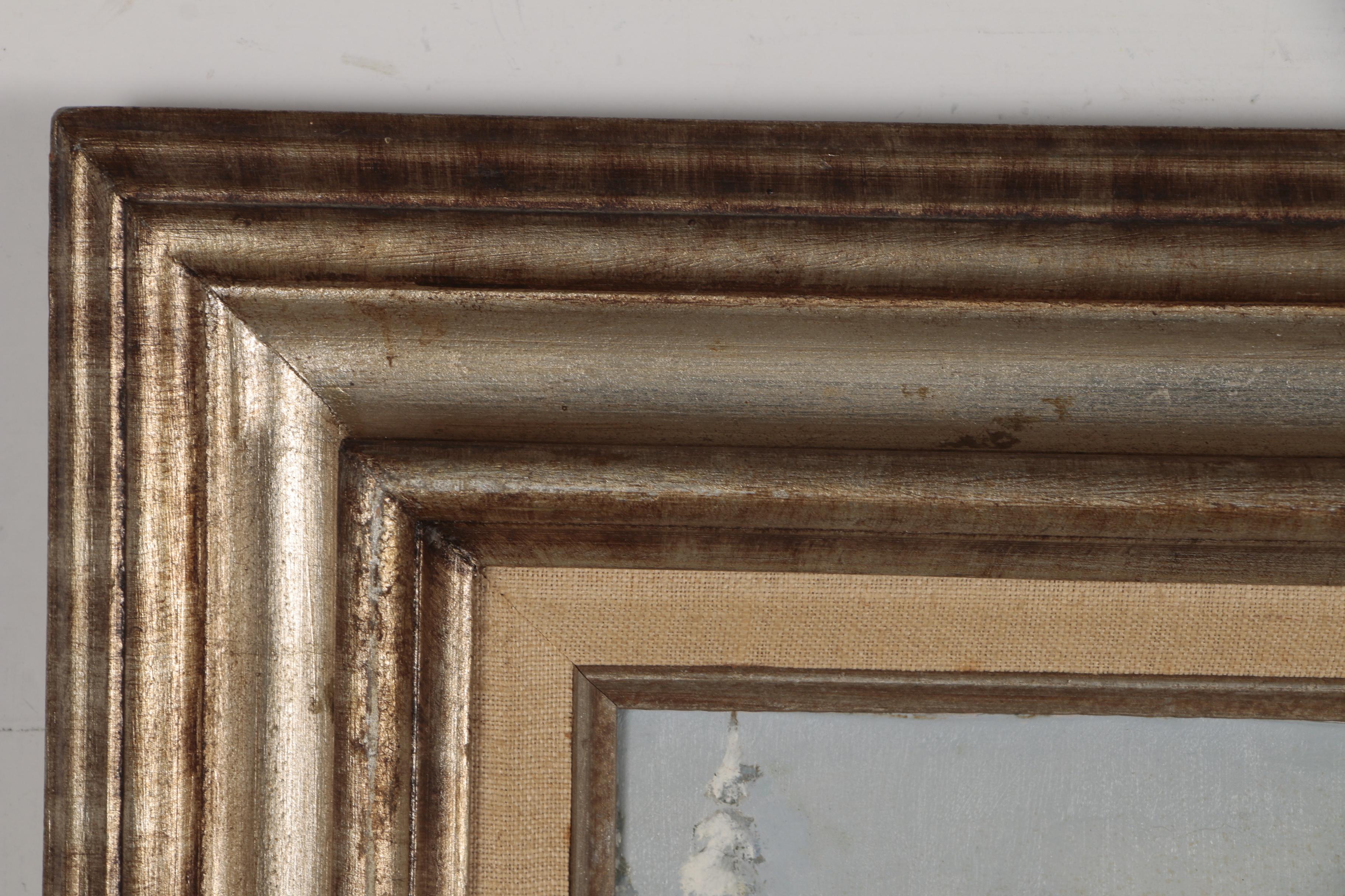 James E. Faulkner Oil Painting "Winter Trap Line"