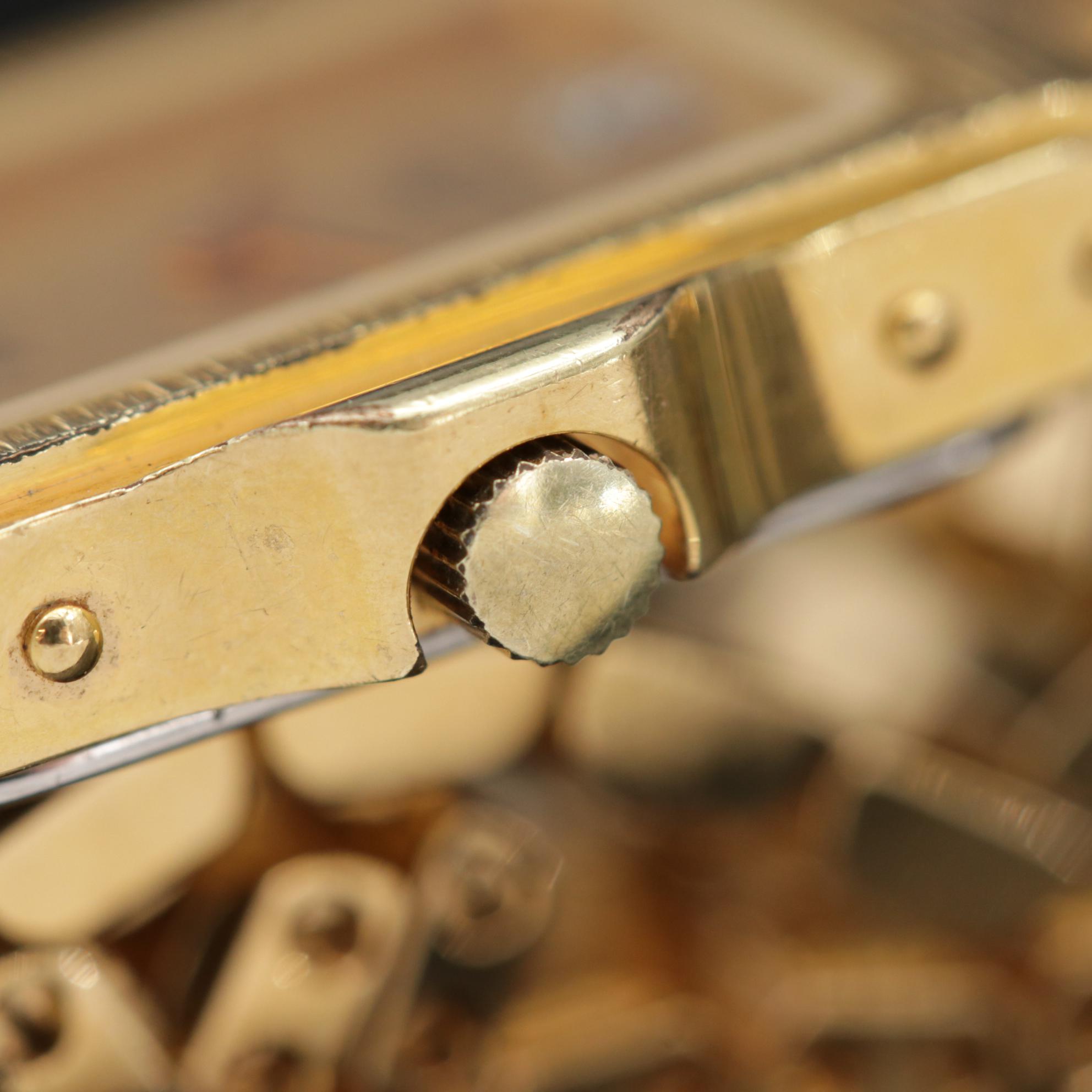 Vintage Longines Gold Tone Diamond Dial Quartz Watch