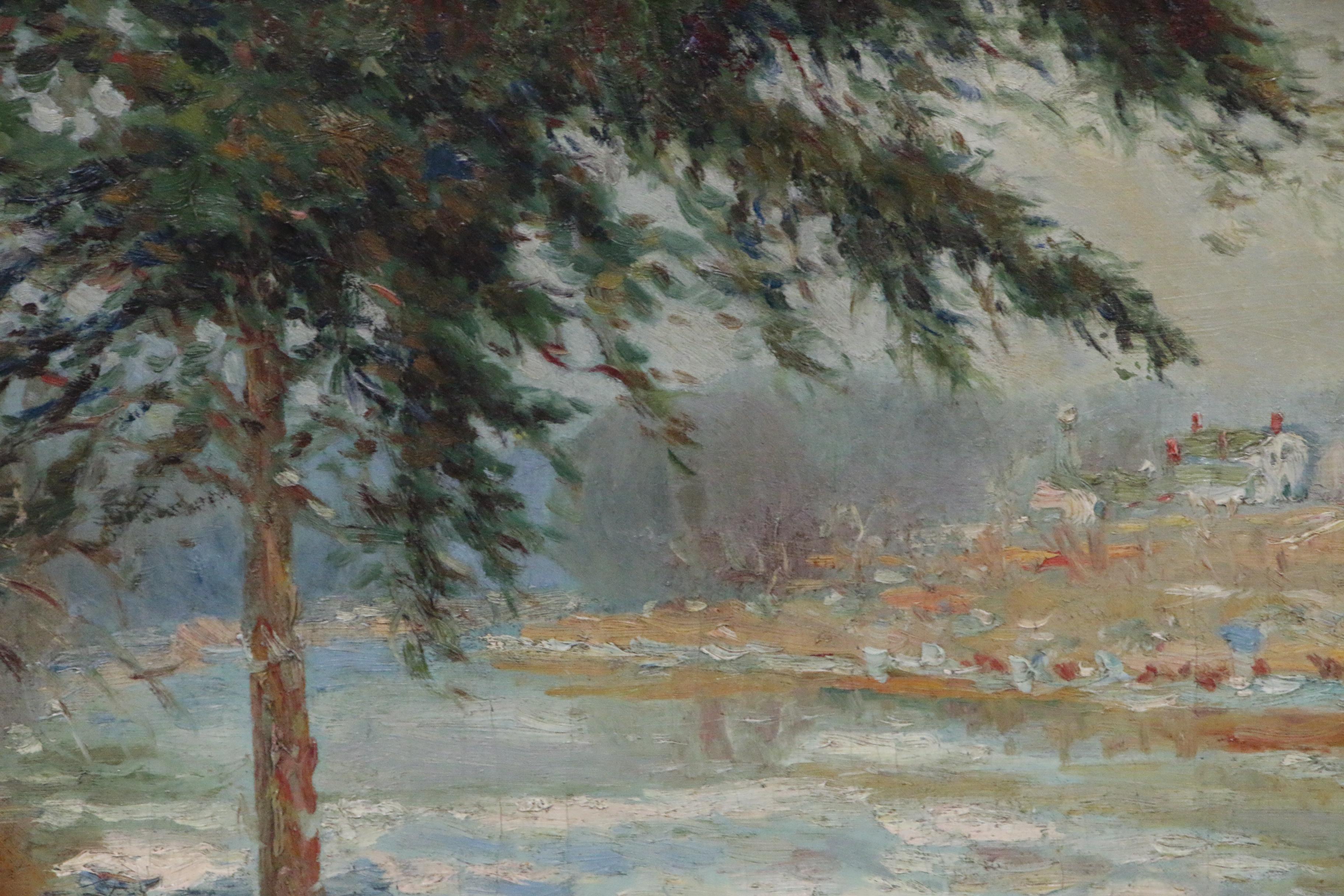 Charles Muerer Estate Plein Air Landscape Oil Painting