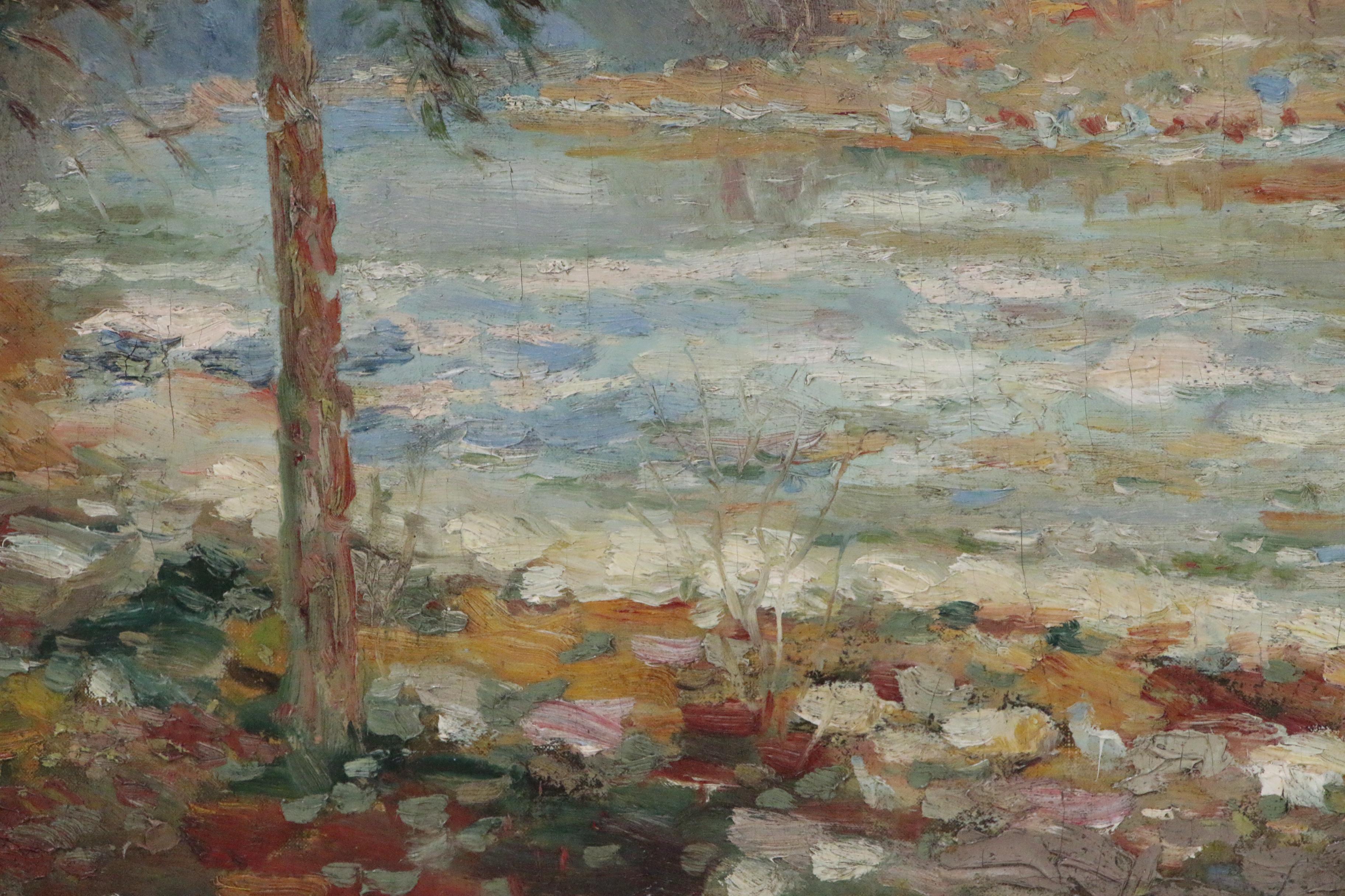 Charles Muerer Estate Plein Air Landscape Oil Painting