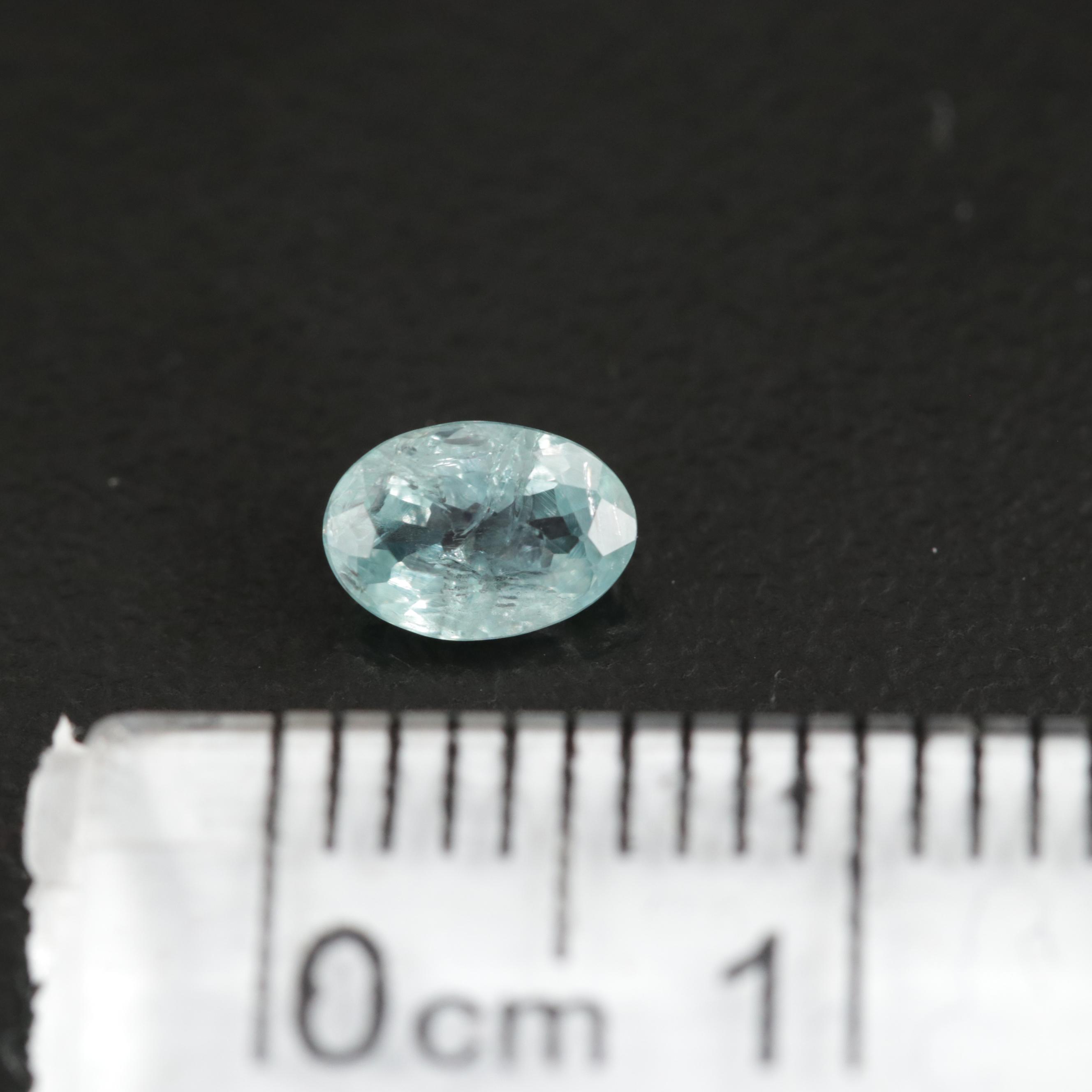 Loose 0.41 CT Oval Faceted Alexandrite