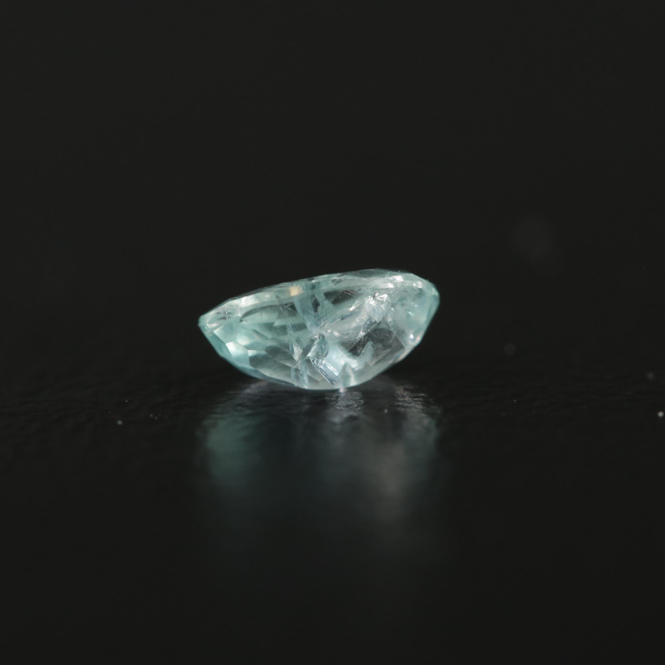 Loose 0.41 CT Oval Faceted Alexandrite