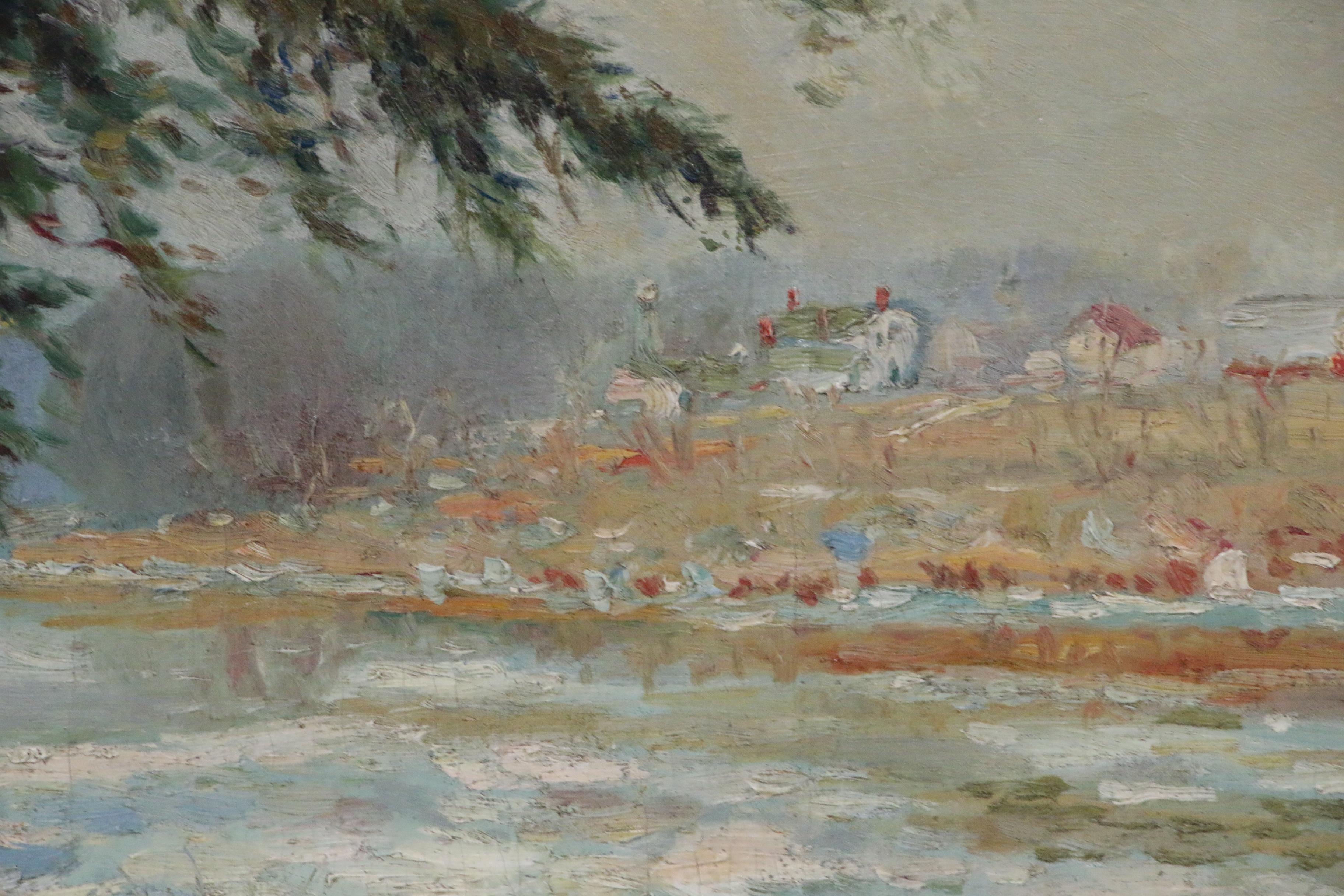 Charles Muerer Estate Plein Air Landscape Oil Painting