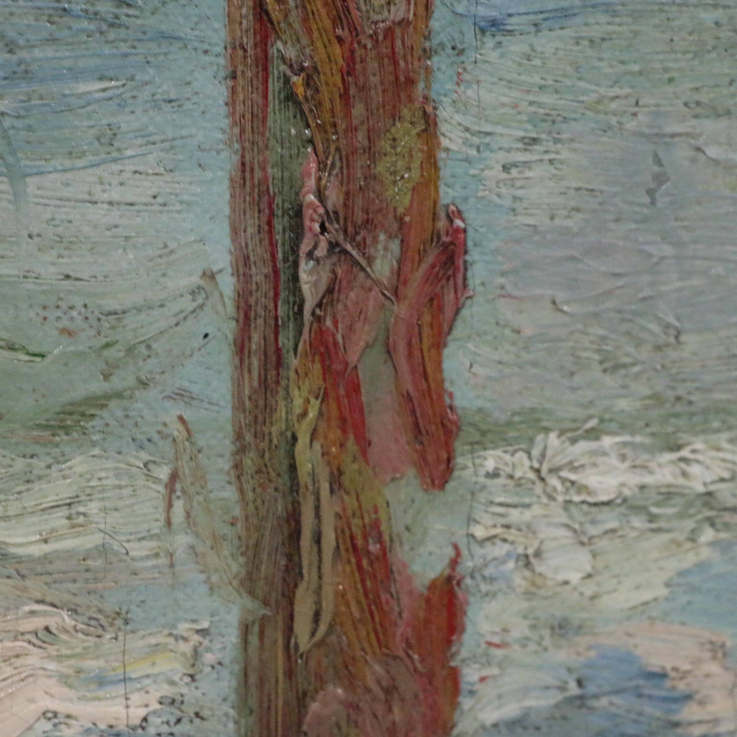 Charles Muerer Estate Plein Air Landscape Oil Painting