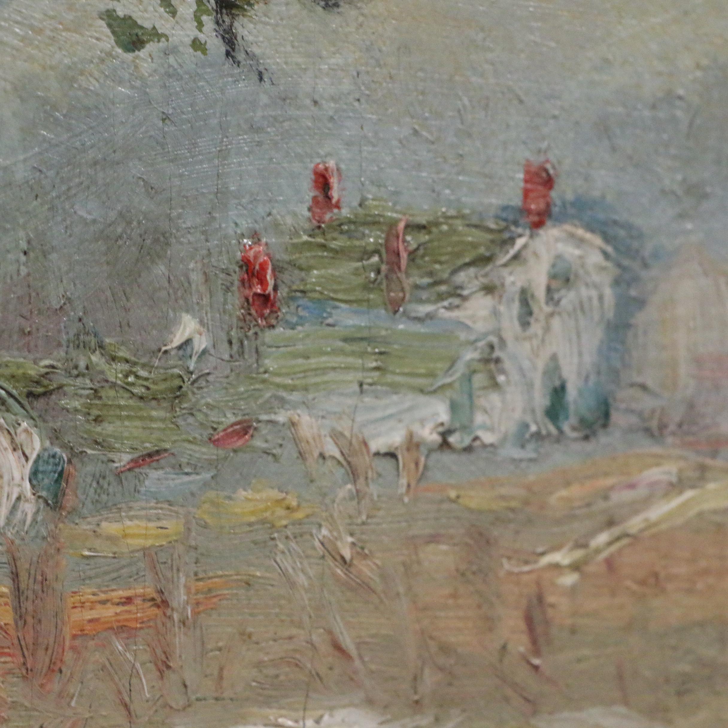 Charles Muerer Estate Plein Air Landscape Oil Painting