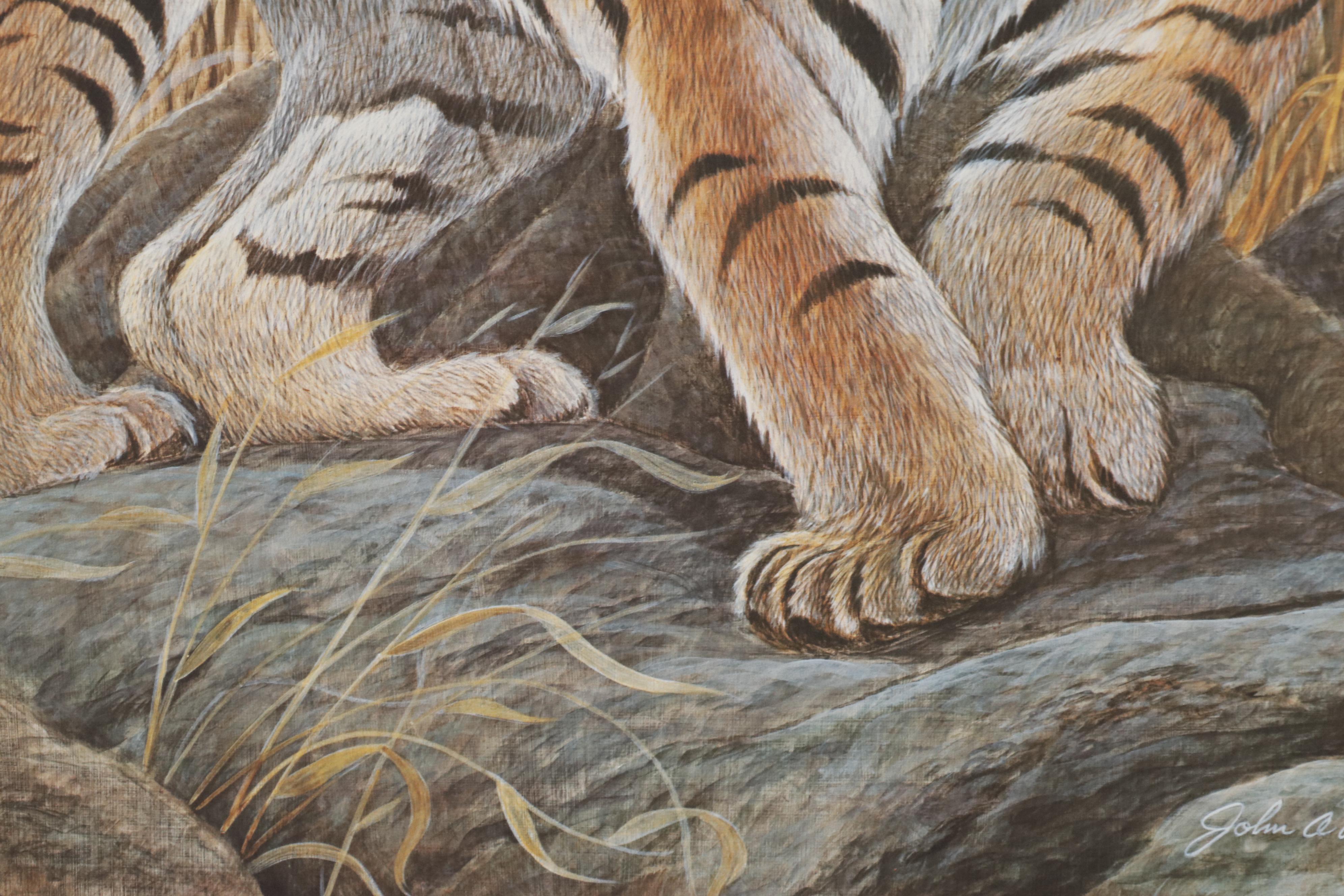 John Ruthven Bengal's Edition Offset Lithograph "Bengal Tiger"