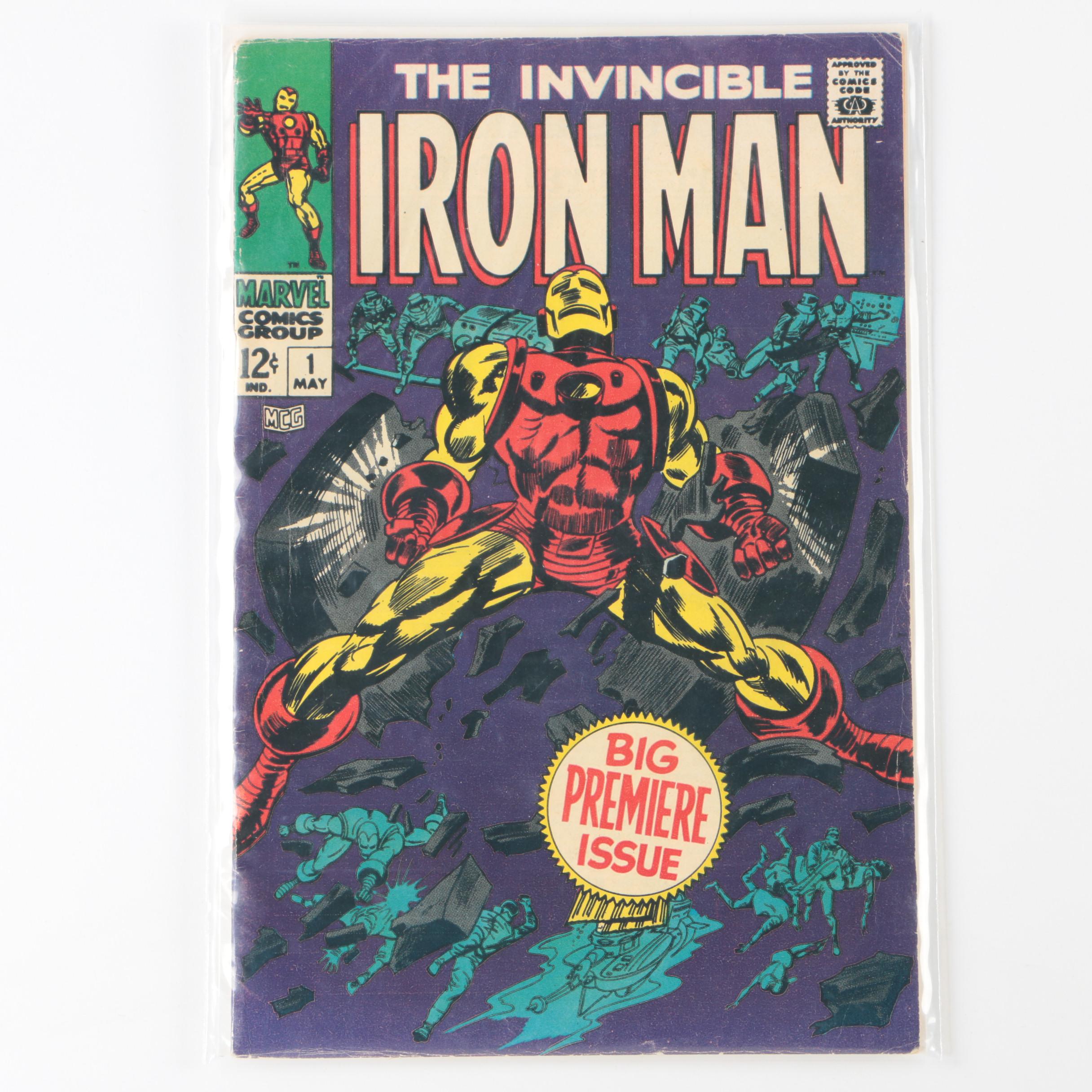 "The Invincible Iron Man" #1 First Issue of Solo Comic Book