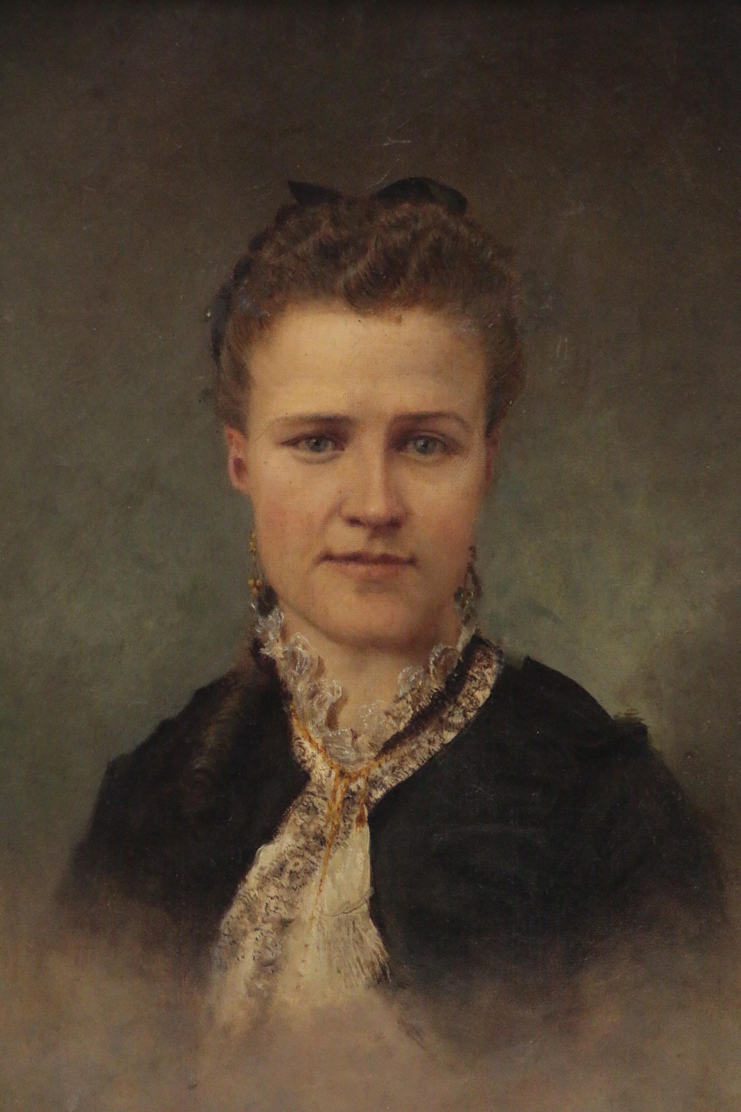 James Brade Sword Portrait Oil Painting, 1874