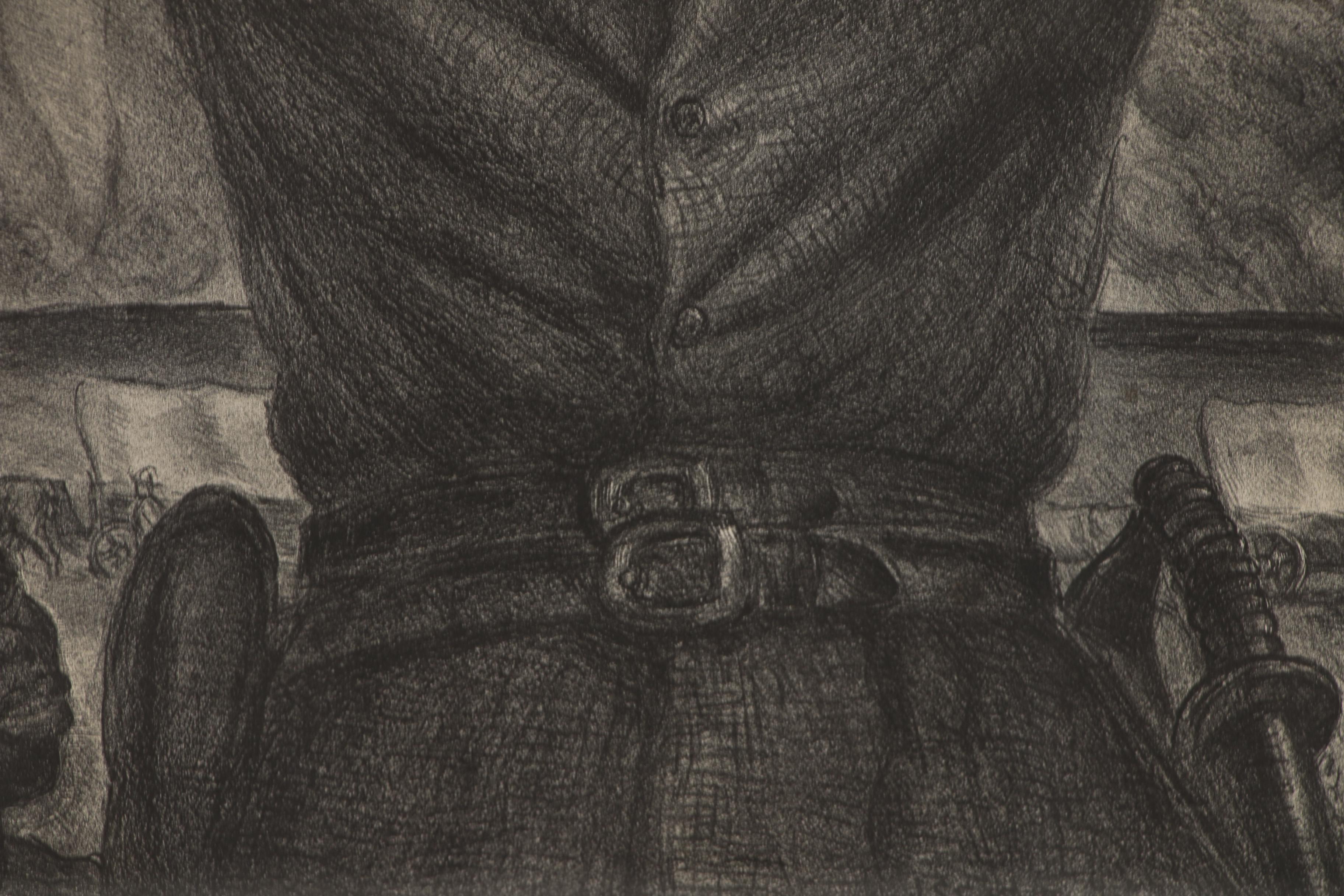 John Steuart Curry Associated American Artists Lithograph "John Brown", 1940