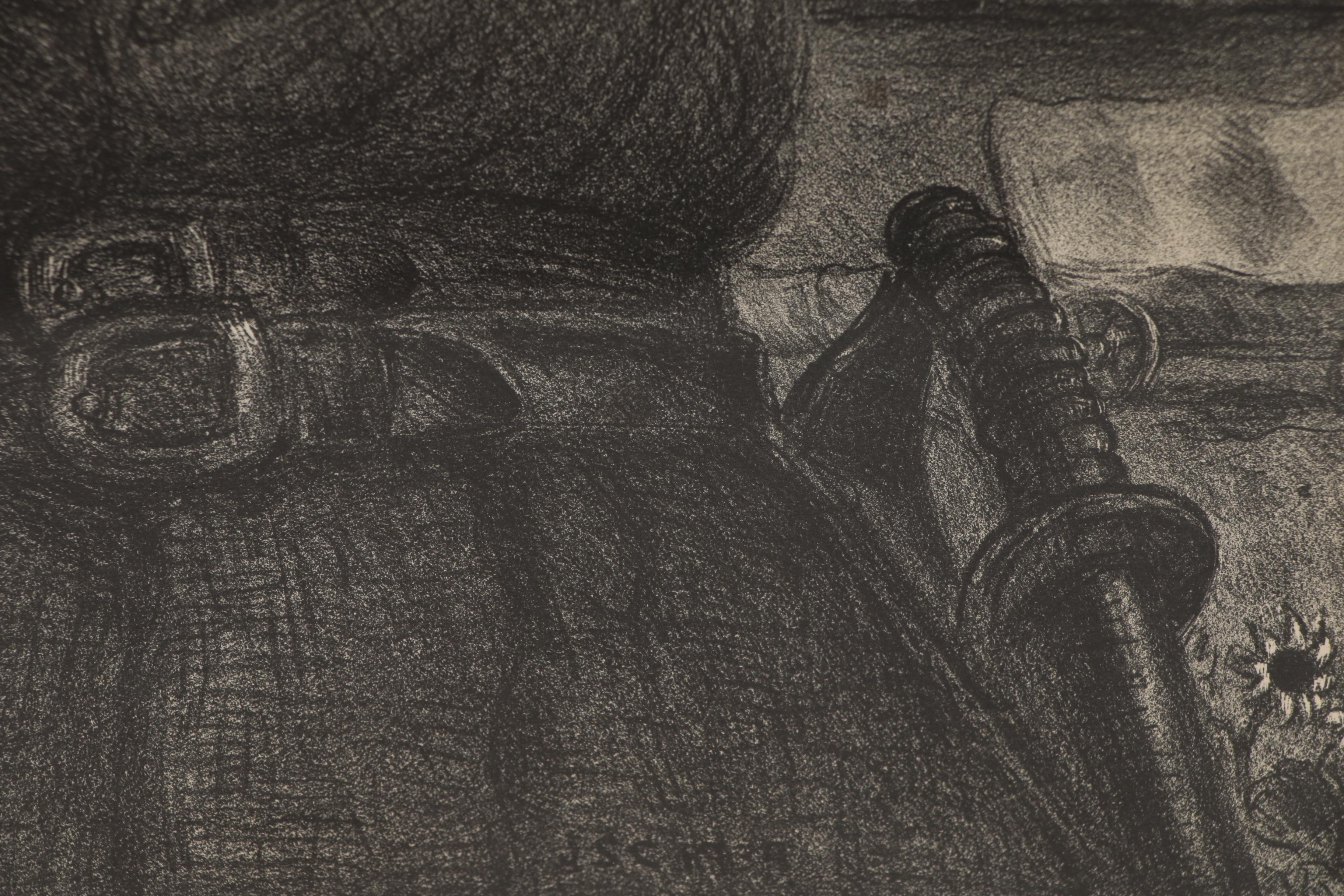 John Steuart Curry Associated American Artists Lithograph "John Brown", 1940