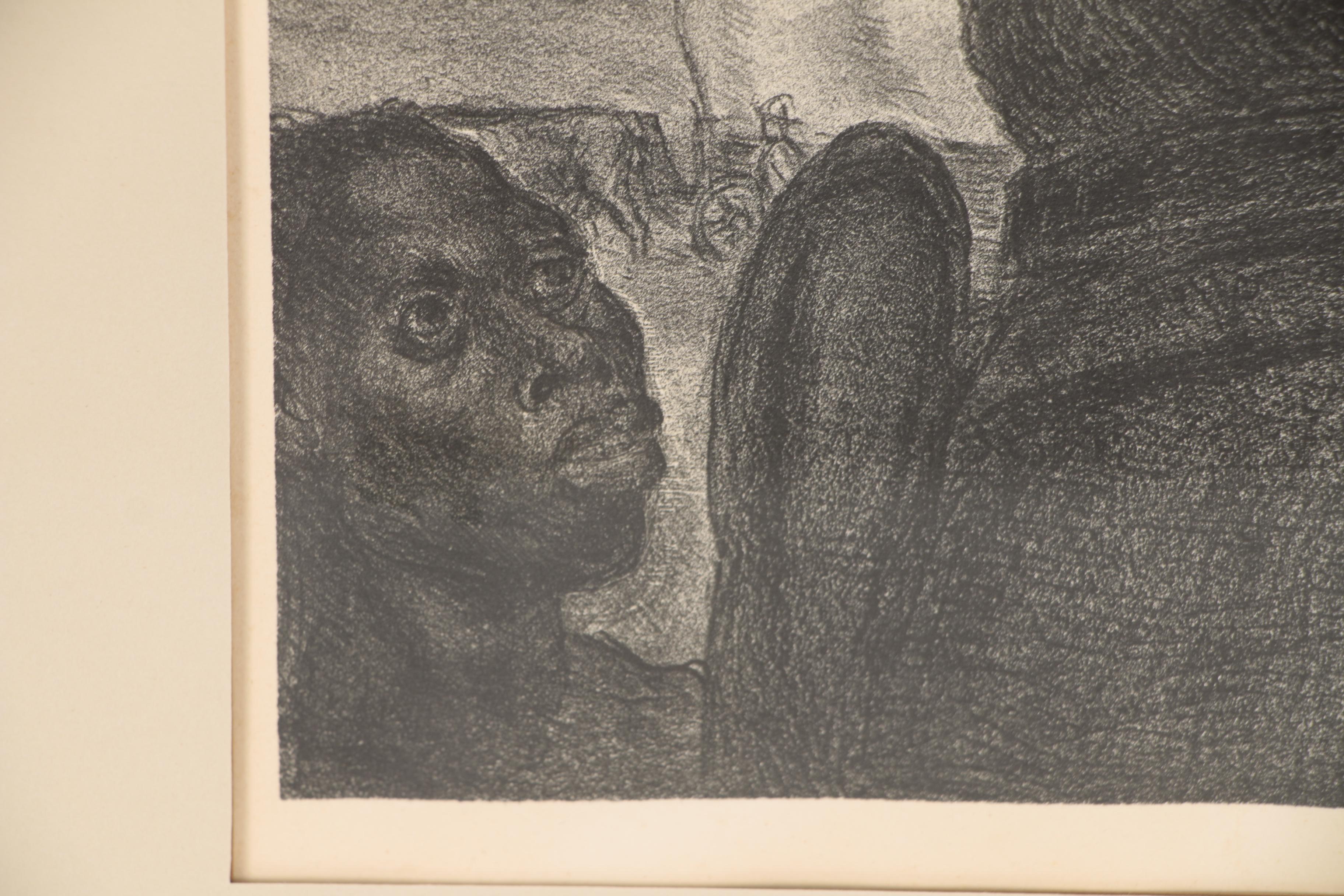 John Steuart Curry Associated American Artists Lithograph "John Brown", 1940