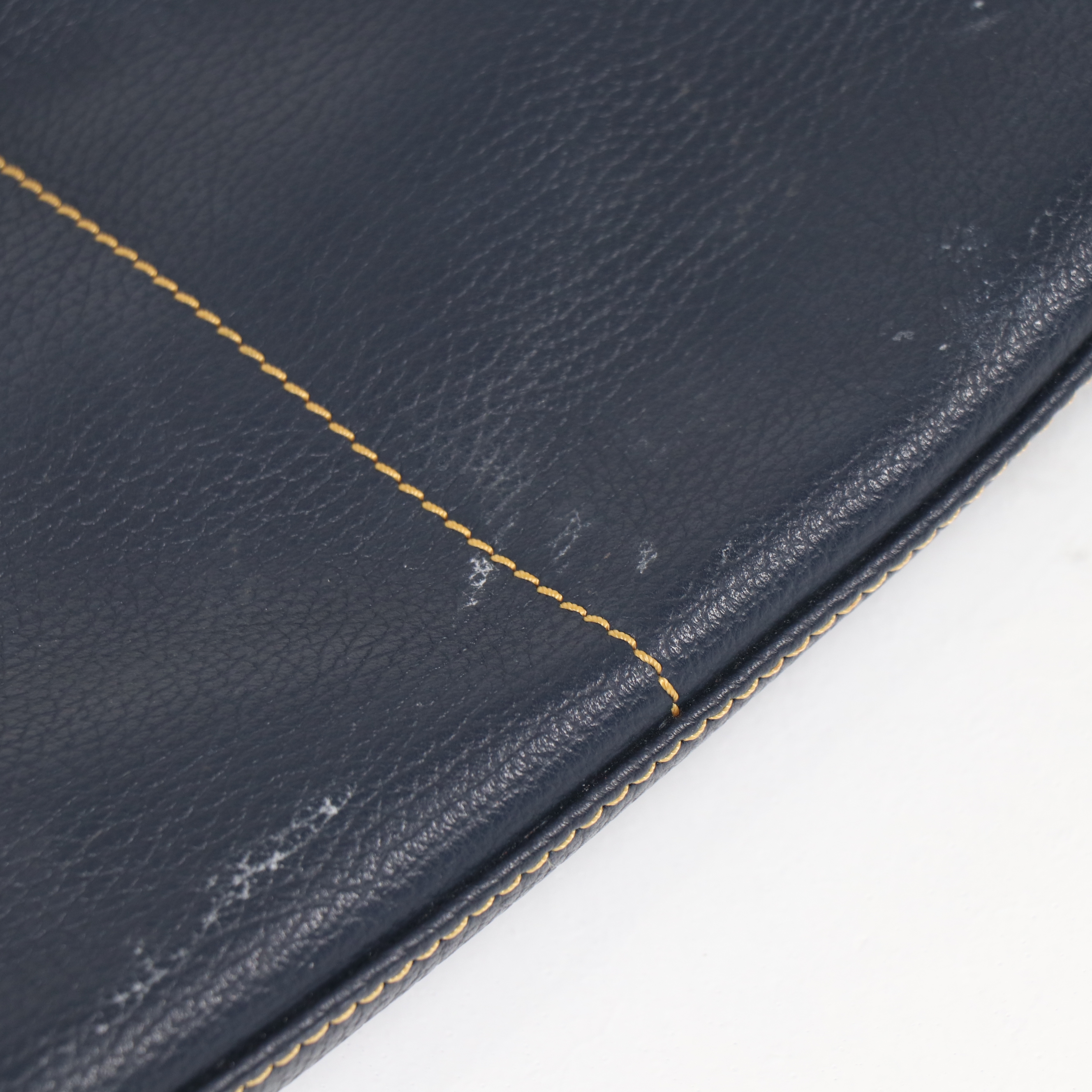 Dooney & Bourke Pebbled Navy Leather Hobo Bag