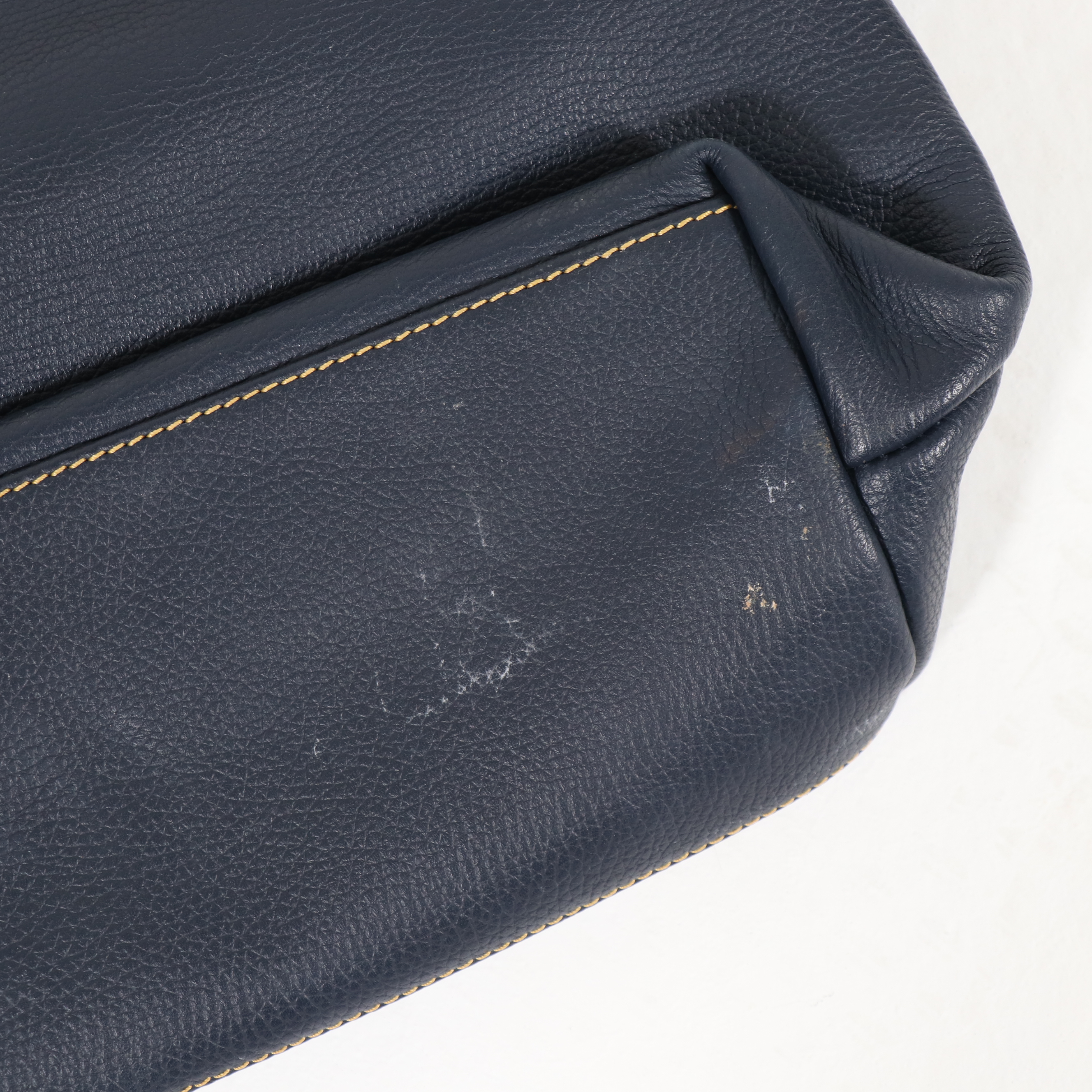 Dooney & Bourke Pebbled Navy Leather Hobo Bag