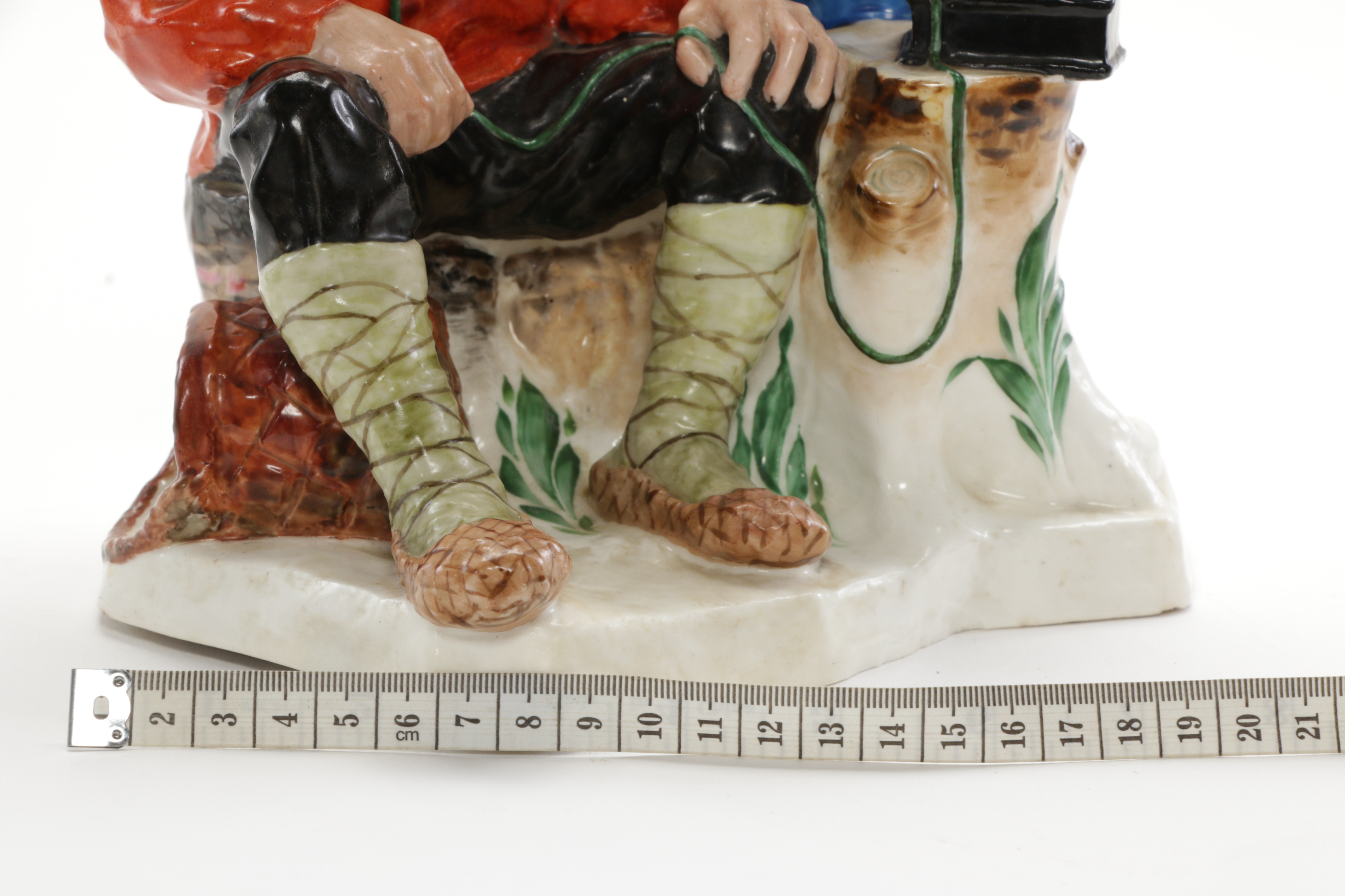 Soviet Russian Porcelain Group "Radio for the Village" by Naum Kongiser