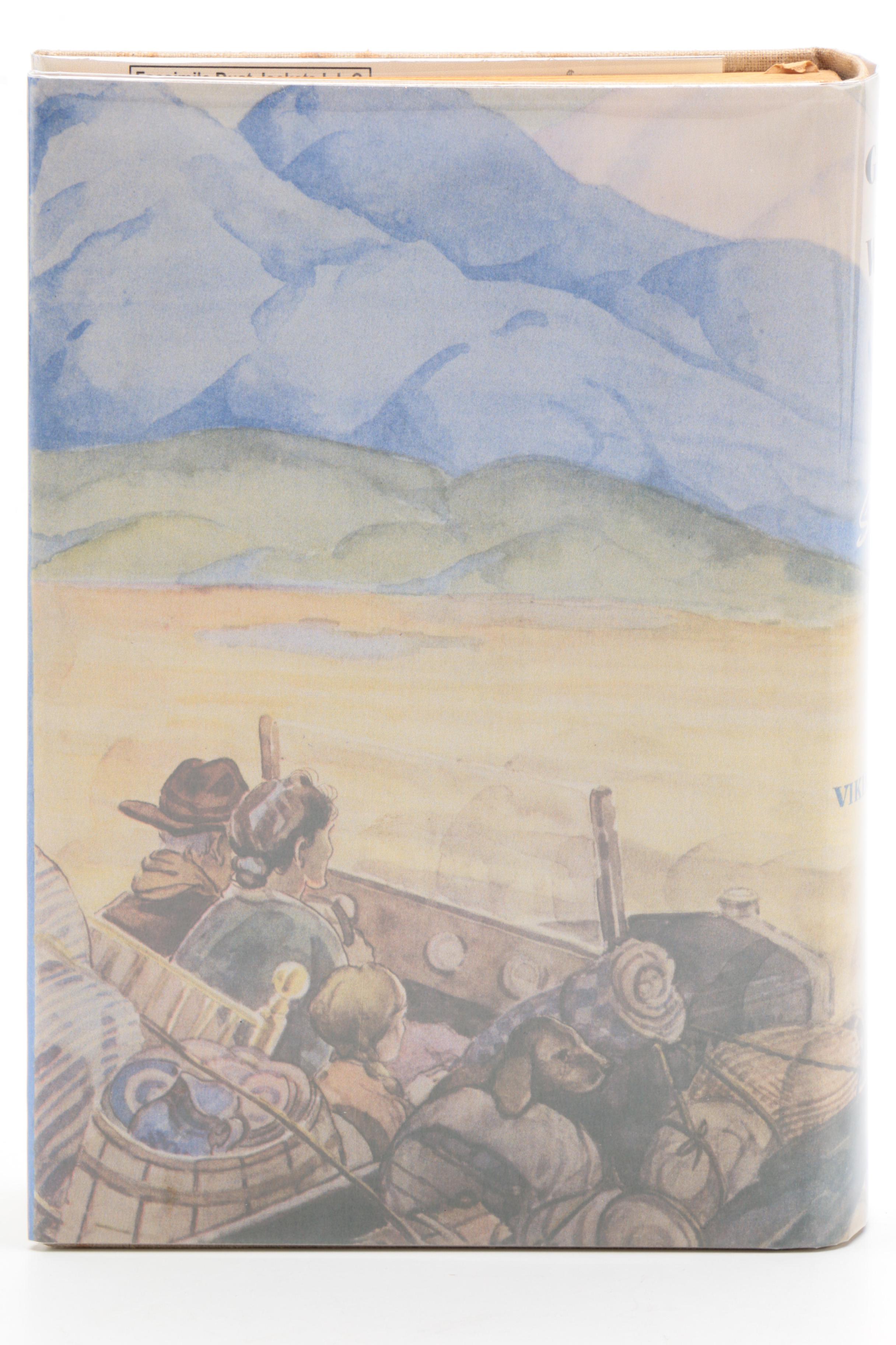 First Edition "The Grapes of Wrath" by Steinbeck with Facsimile Jacket, 1939