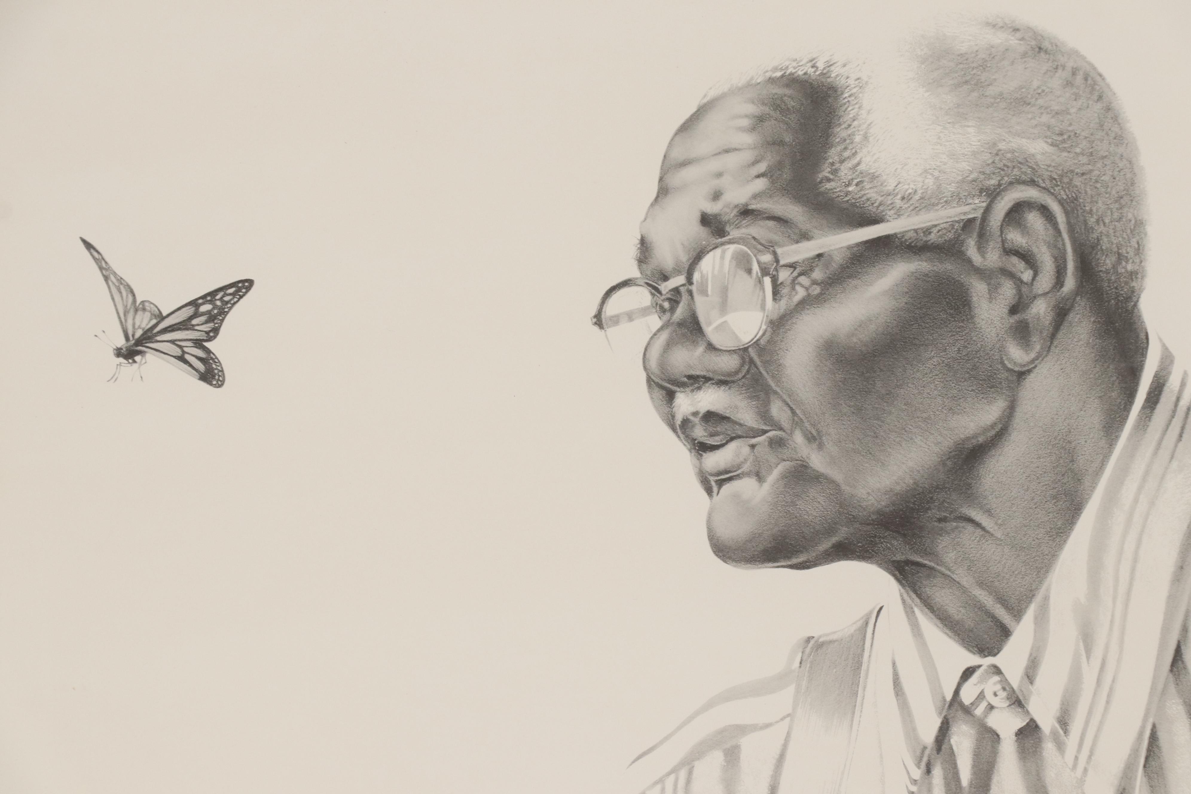 Gilbert Young Halftone Print "A Fleeting Moment"